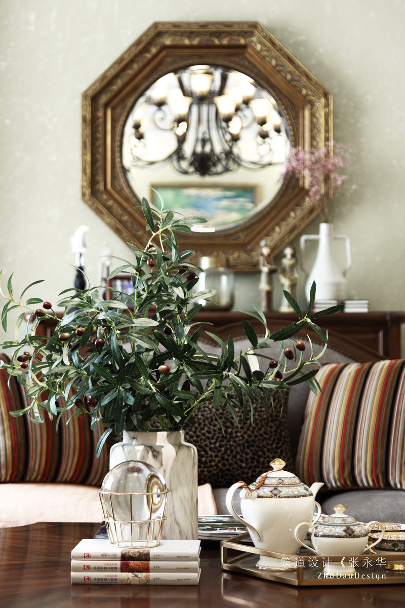 豪气美式全屋丨筑道设计-8