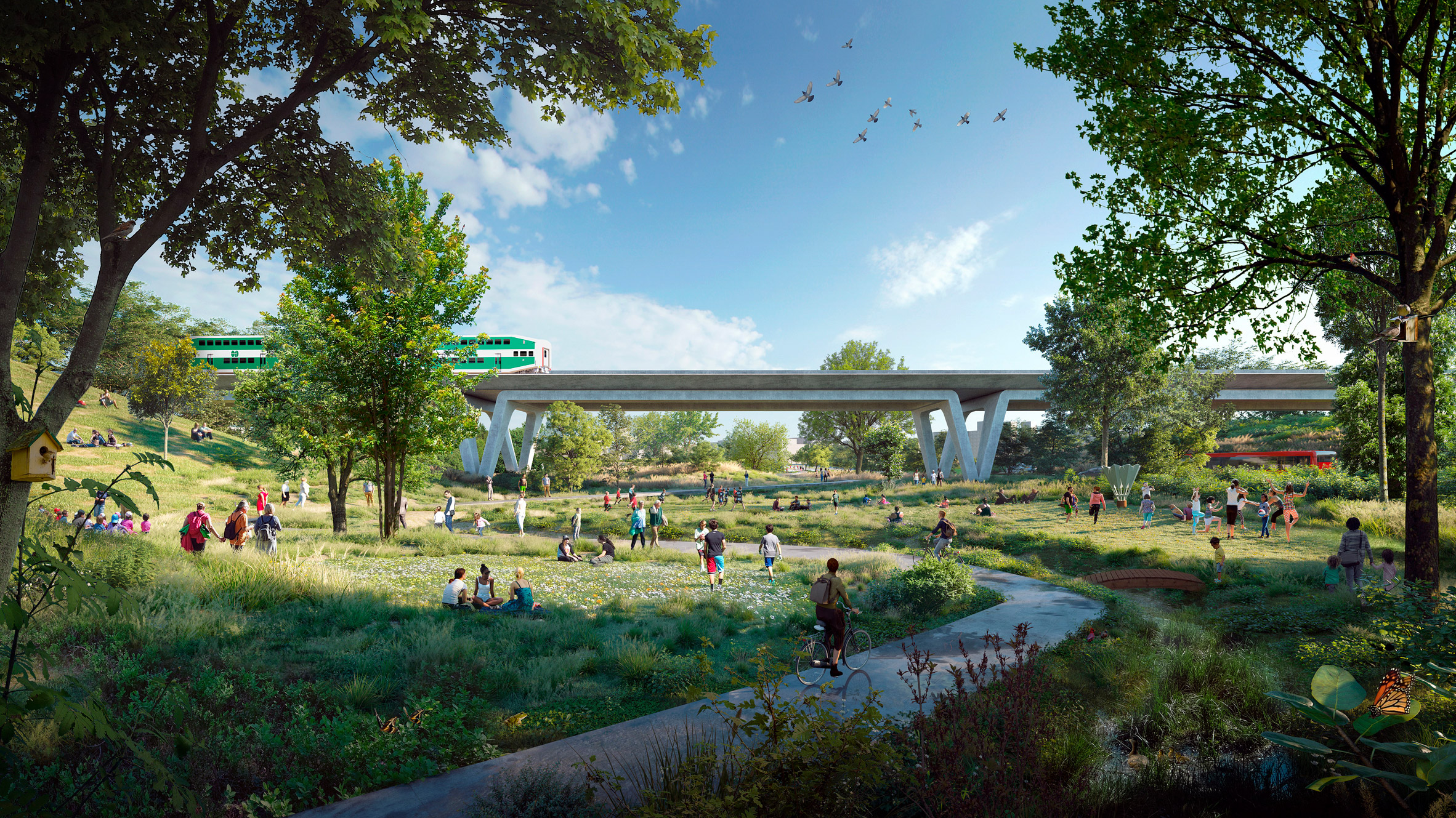 多伦多机场改造计划 | 绿色、密度、交通导向-10