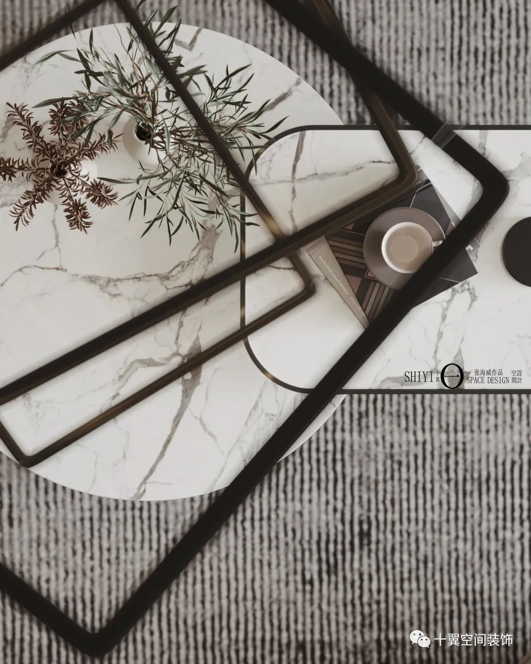 淳厚咖啡香 · 张海威的新中式设计魅力丨十翼空间装饰-66