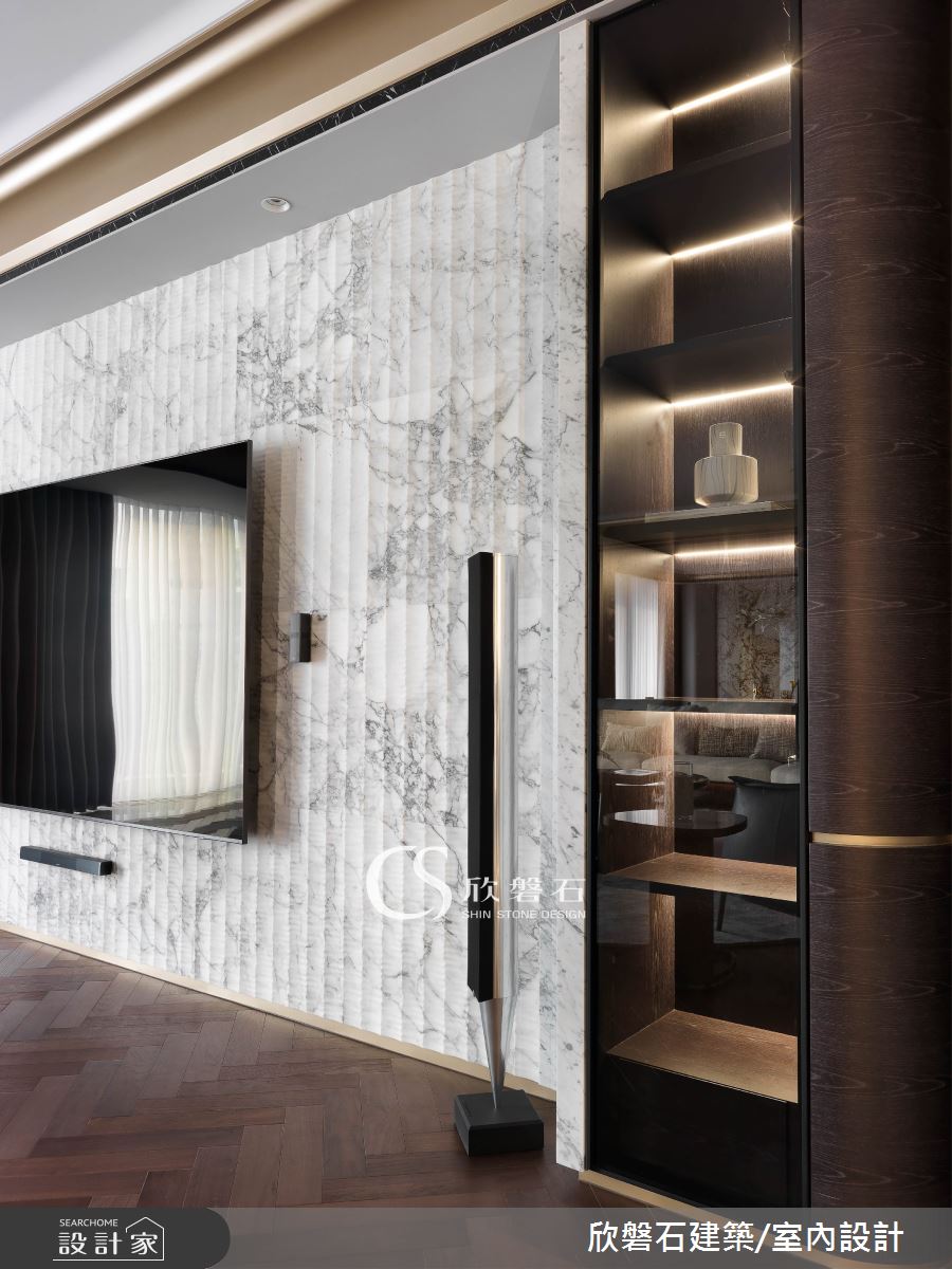 欣磐石·73  寶輝秋紅谷V·混搭風·95坪設計案例丨欣磐石建築.空間規劃-13