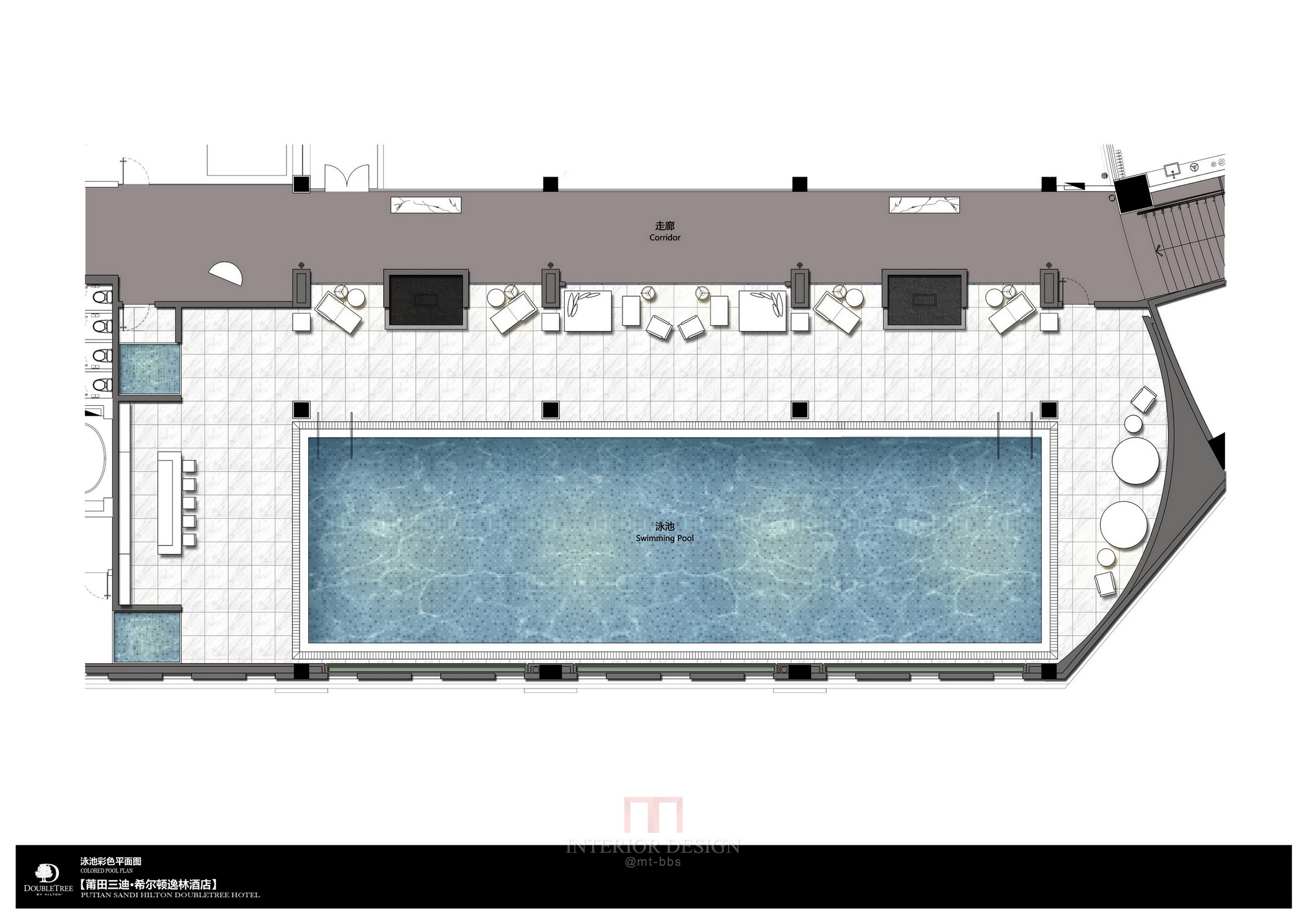 BLVD  莆田希尔顿酒店泳池 SPA及行政酒廊方案设计-9