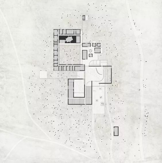 40 张建筑平面图大赏，美感与设计兼具-31