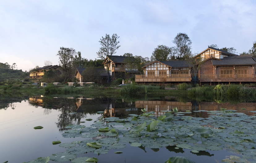 我们团队设计建成了成都安麓酒店-6