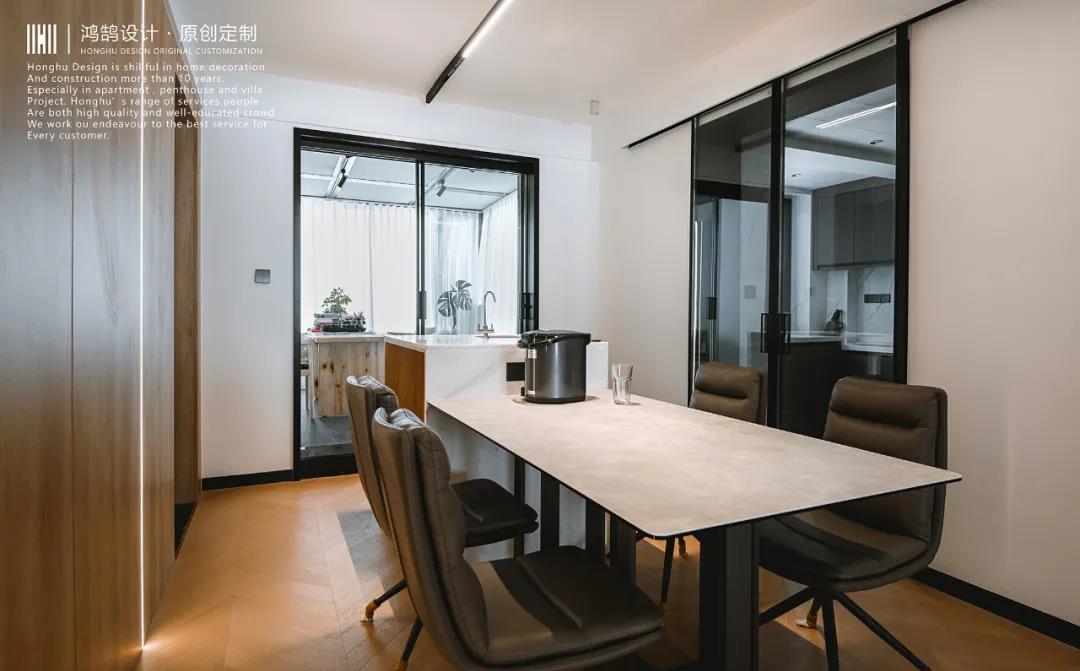 现代风平层改造丨中国芜湖丨芜湖鸿鹄设计-10