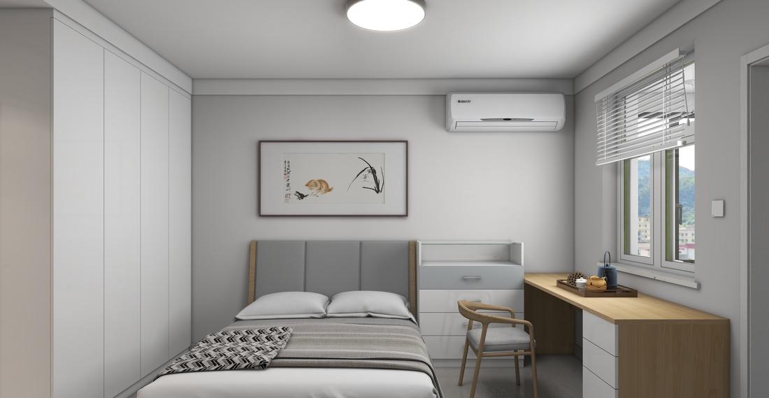 100 平现代简约三室两厅住宅设计-18