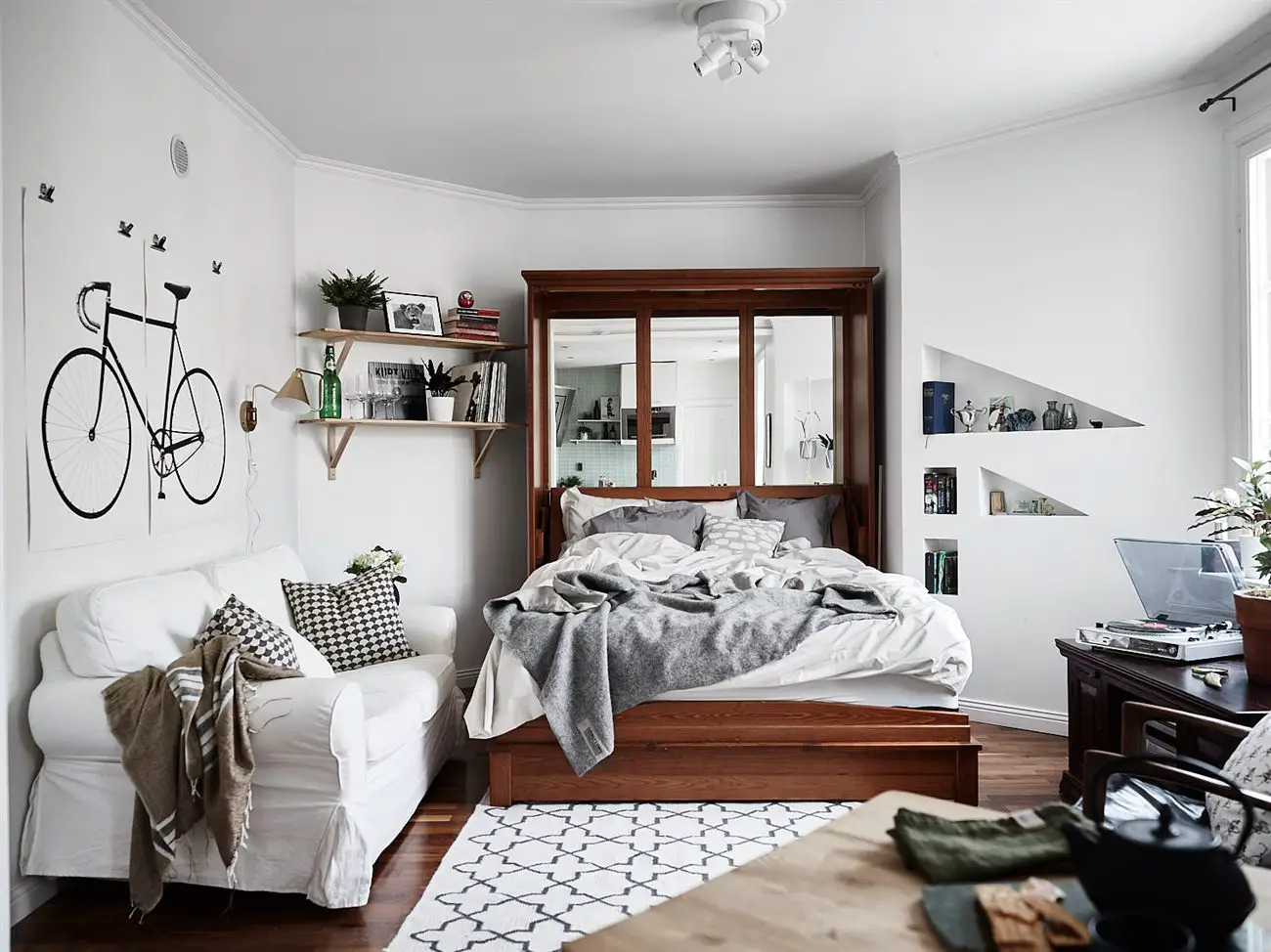 灵活空间 | Historiska 的隐藏式卧室设计-7