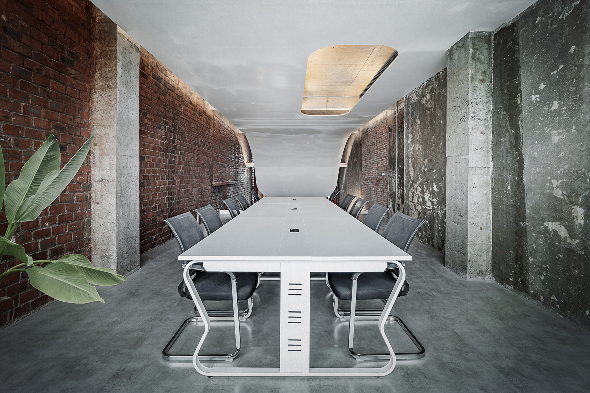 旧工厂办公室翻新丨中国重庆丨Qing Studio-31