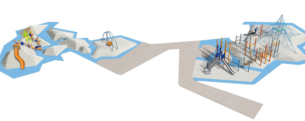 里斯公园“起伏的石头”儿童游乐场-14