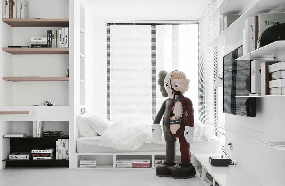 城市岛简约住宅设计,黑白灰打造艺术空间-13