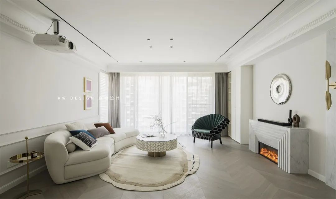 现代轻奢法式家居设计丨启物设计-15