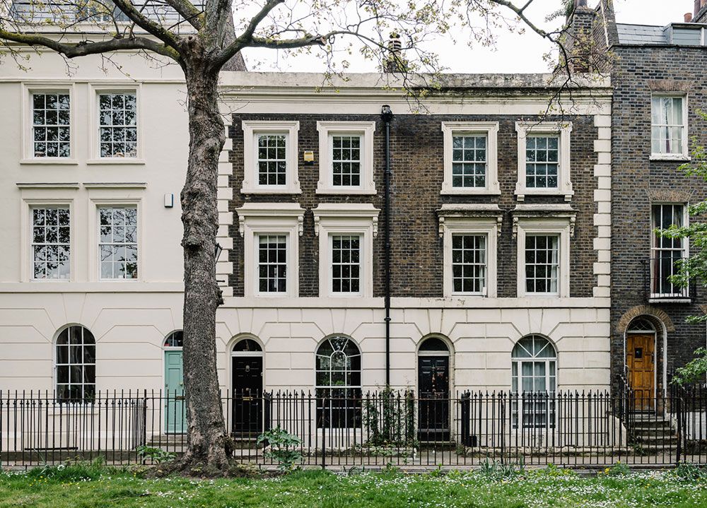 伦敦乔治亚风格住宅的优雅内饰-3