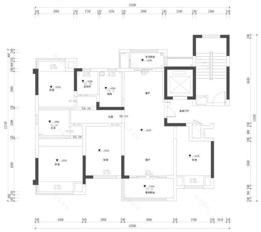 昱湖壹号现代简约风装修案例丨中国重庆丨重庆俏业家装饰-12