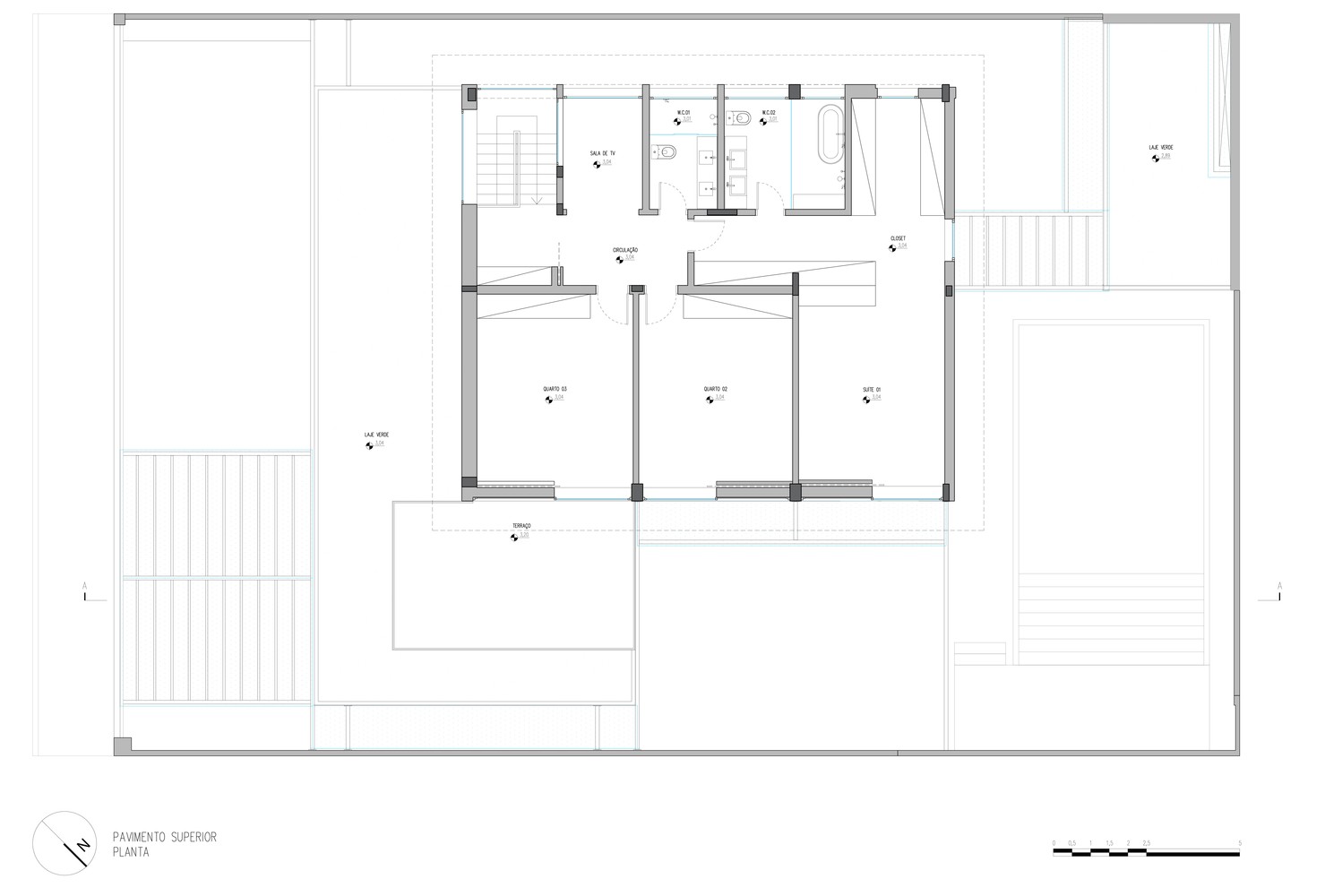 巴西 Moema PF House 的现代改造-14