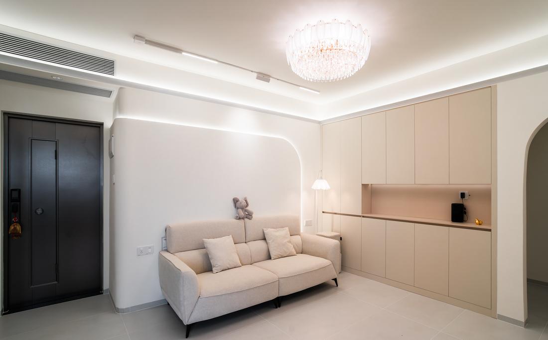 80㎡奶油风二居室设计-22