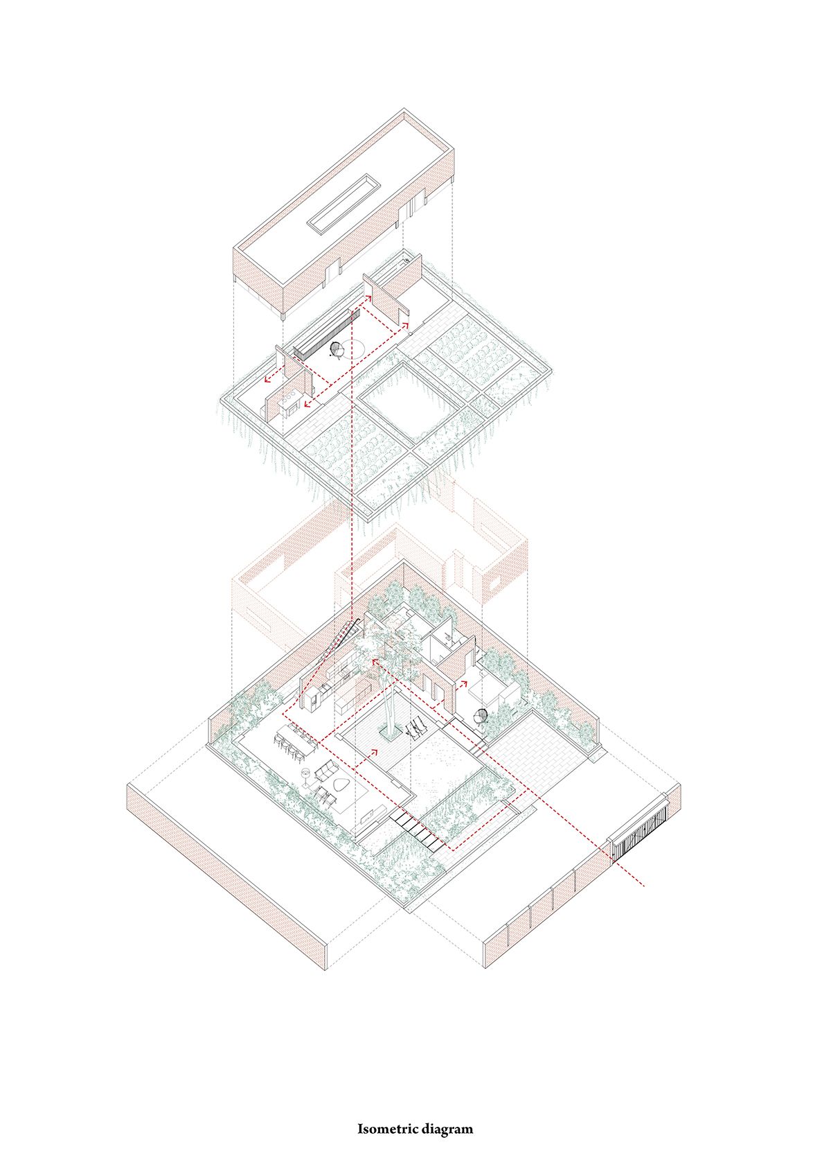 Mạo Khê House - Ngôi nhà gạch đỏ với không gian xanh bao phủ | HGAA-49