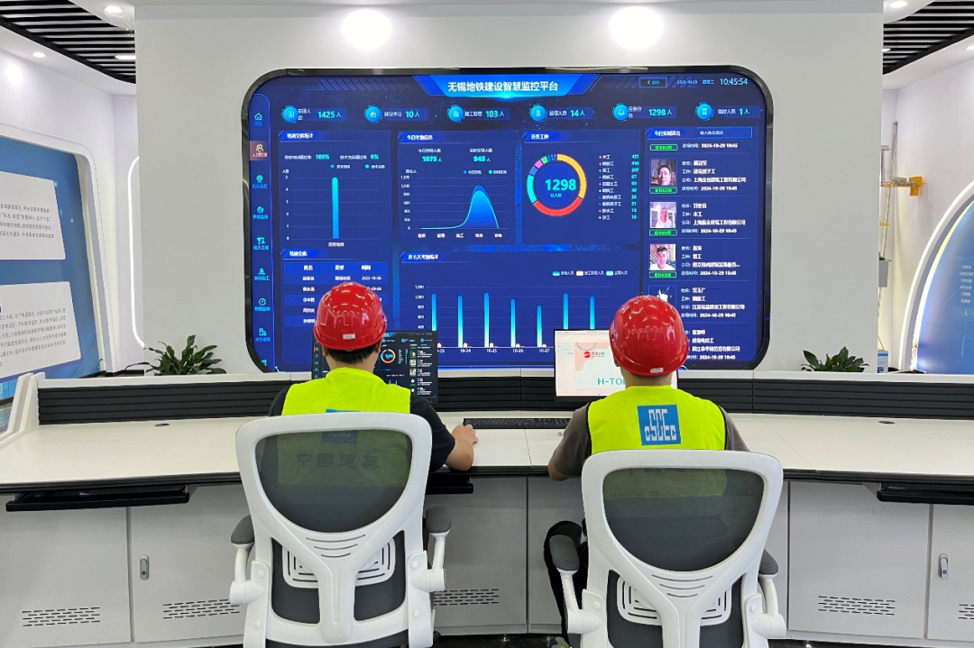 “暖心风车”新进展！中建八局无锡医疗健康产业园项目主体结构全面封顶-45