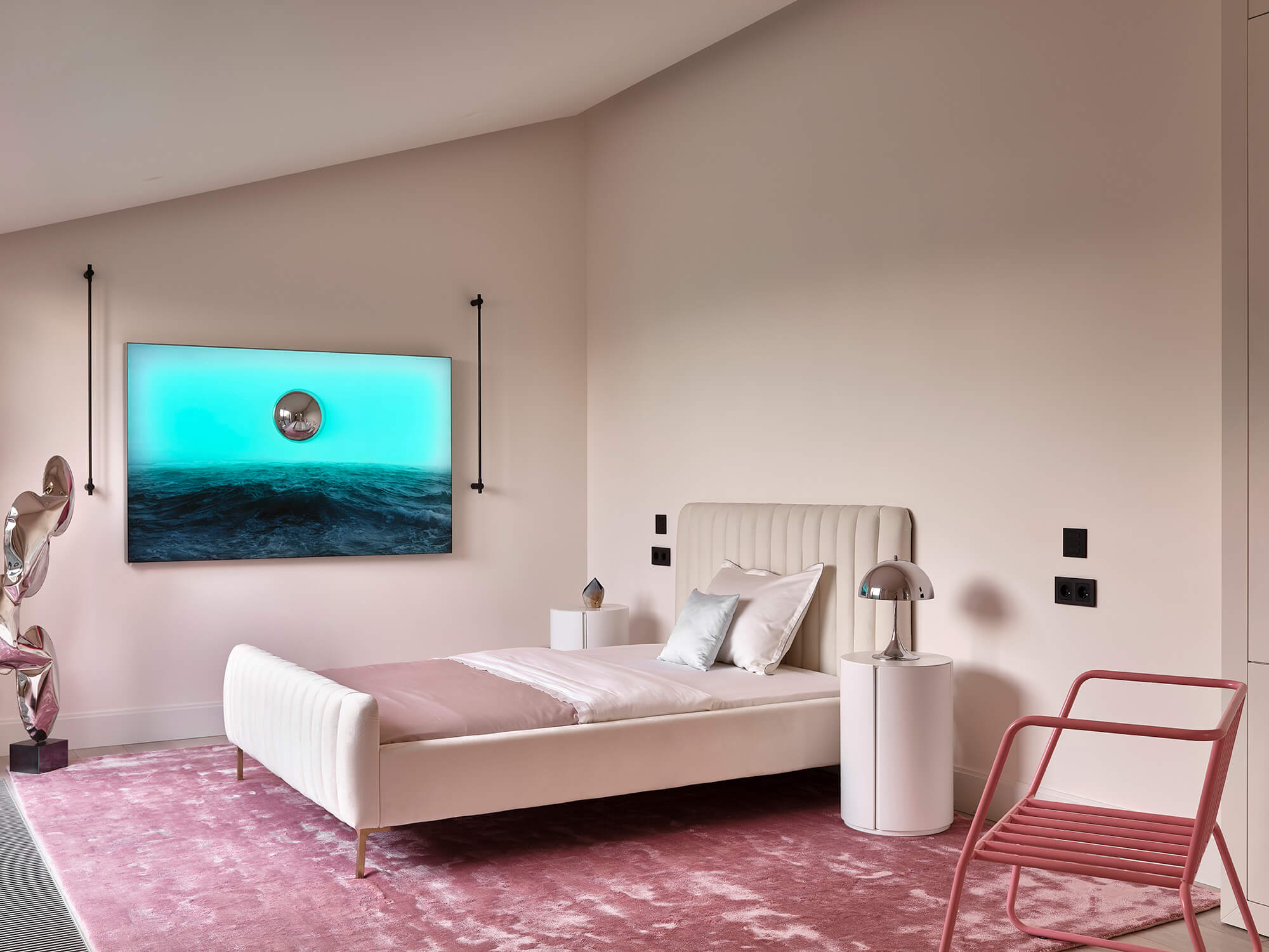 莫斯科色彩鲜艳的现代公寓丨俄罗斯莫斯科丨Well Done Interiors-82