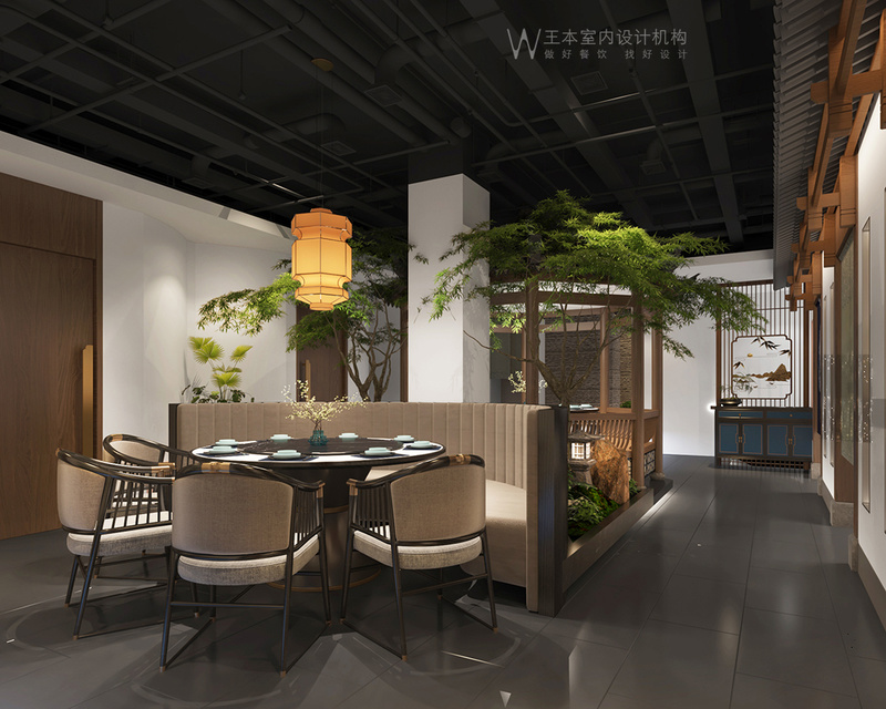 延庆璐香元中餐厅装修设计丨中国北京丨万中设计王本餐饮空间设计机构-17