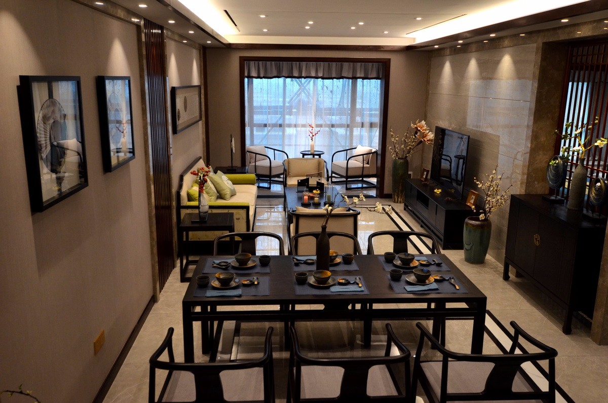 汇龙湾 4#中式复式样板房-14