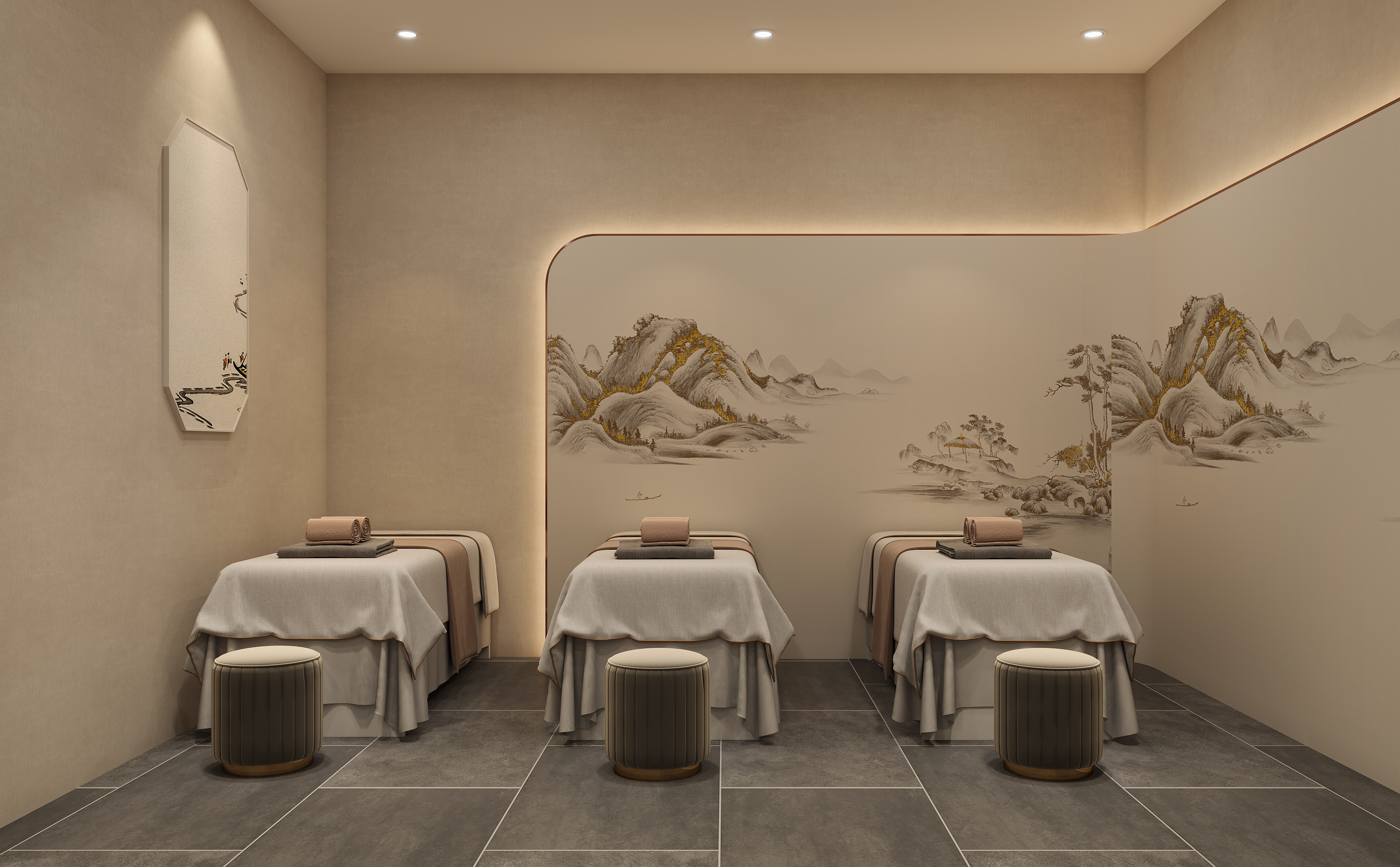 「东方雅韵・疗愈秘境」按摩店设计：在诗意里卸下心防-9