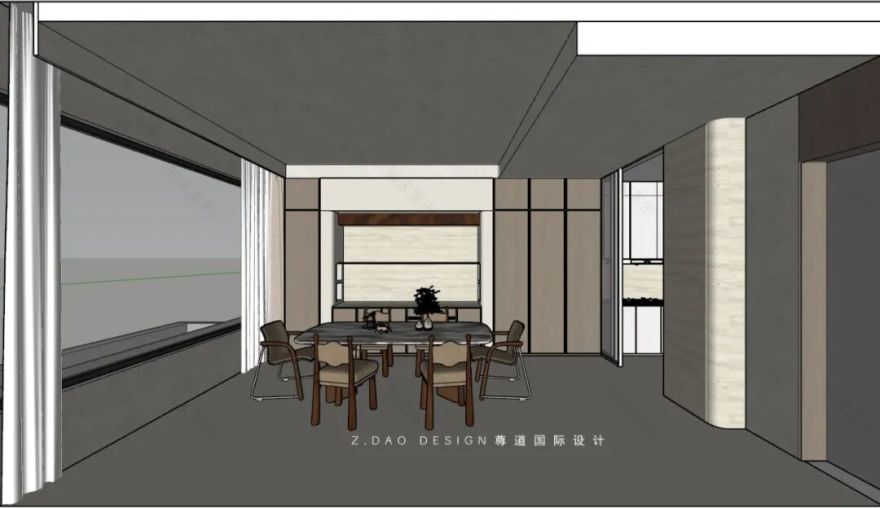 龙湖丽丰·西宸原著400㎡静奢风别墅(《喜 棠》)丨尊道国际设计-109