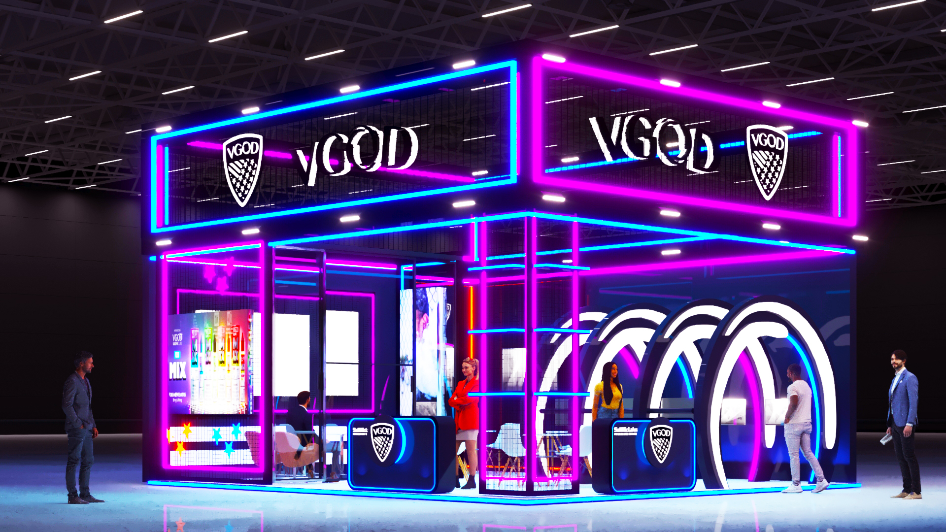 VGOD BOOTH (VAPE SHOW UAE )-0