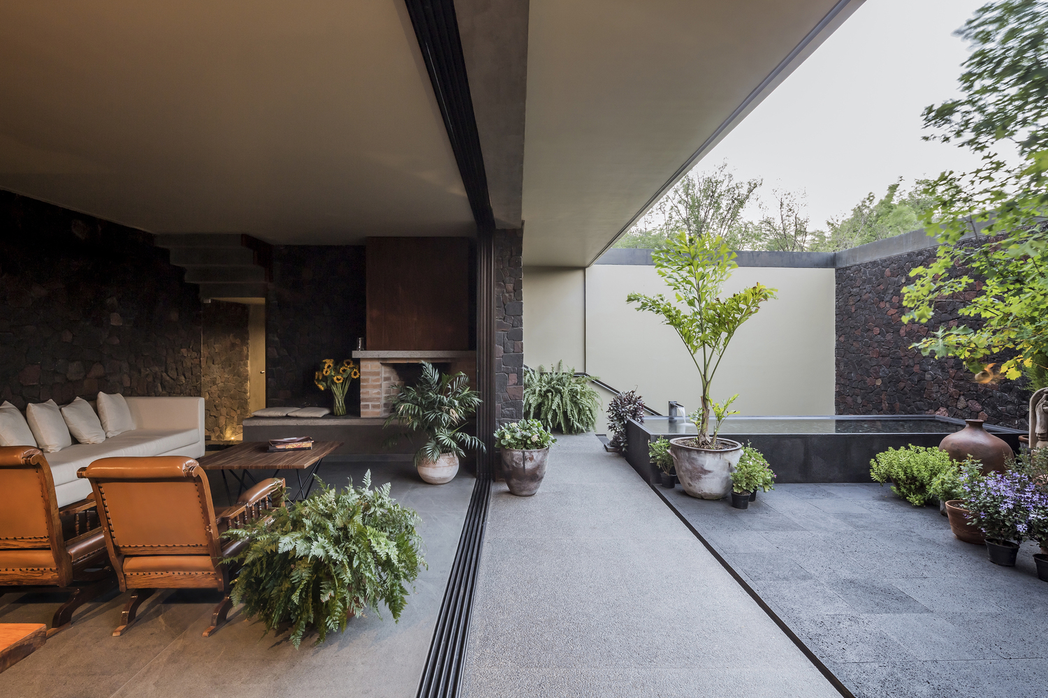 墨西哥火山石住宅（Rincón Del Pescado House）-36