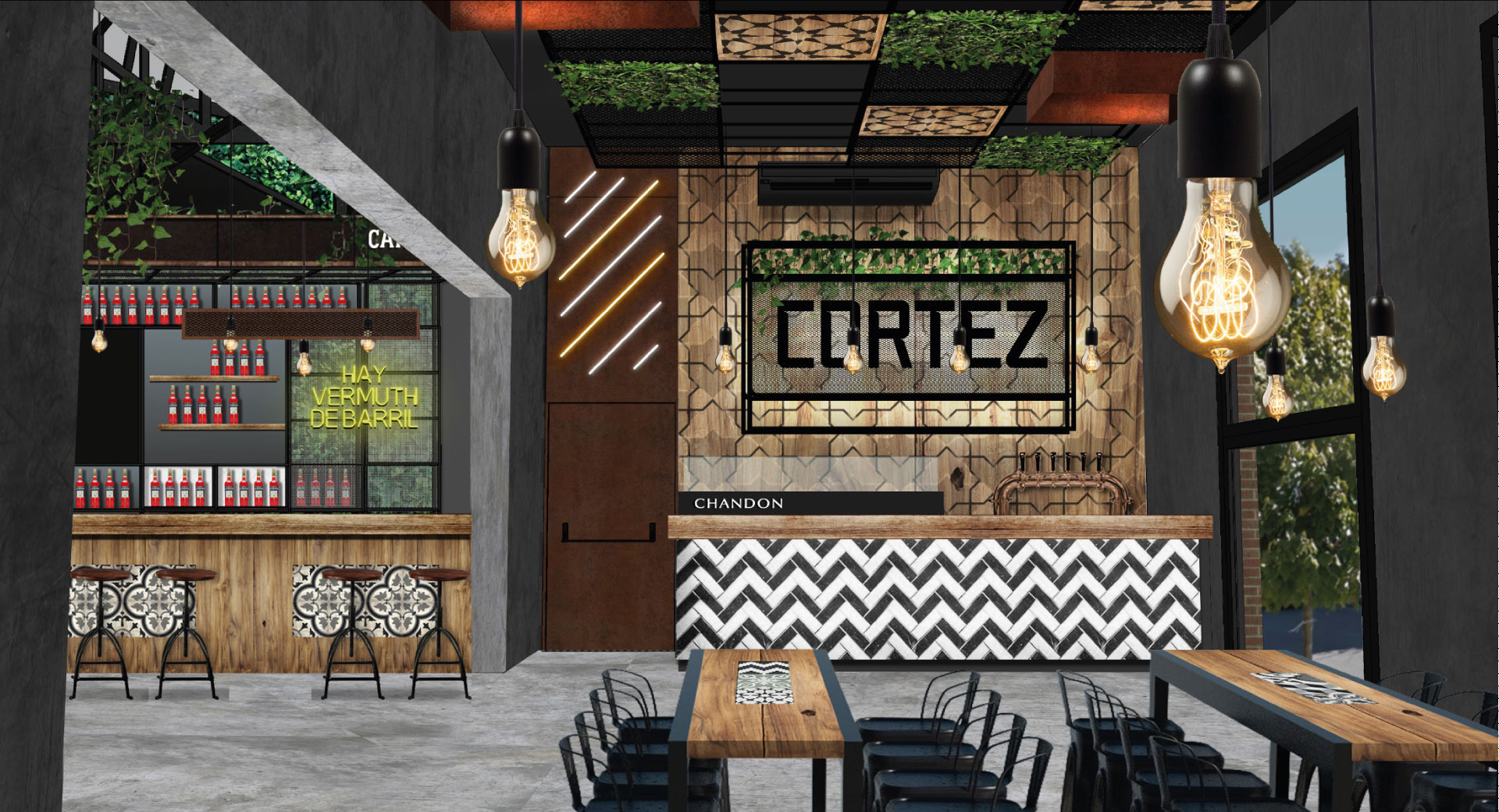 Cortez 餐厅庭院设计丨阿根廷拉普拉塔-21