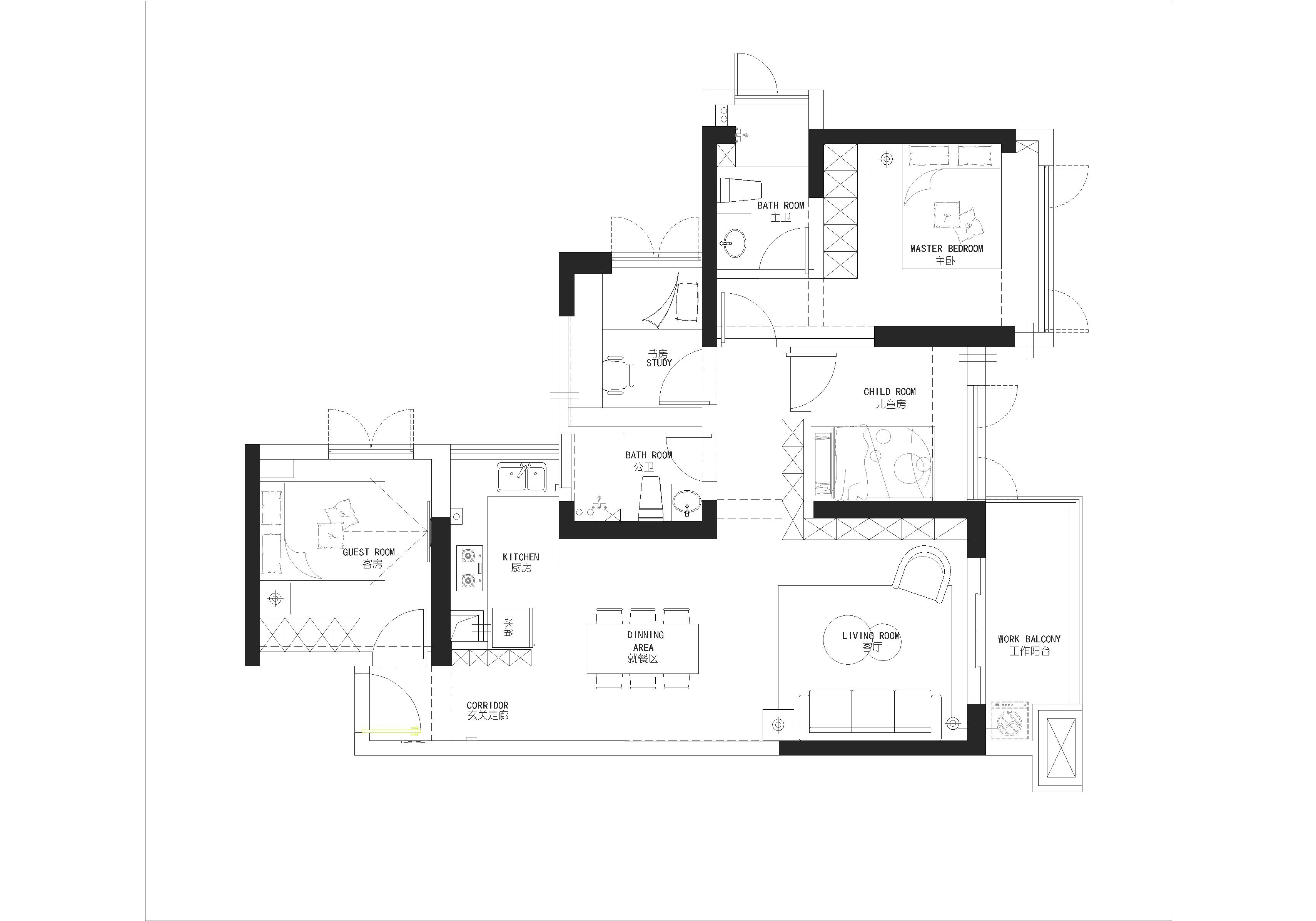 暖窝 | 89m2 简约之家，自然舒适的生活空间-4