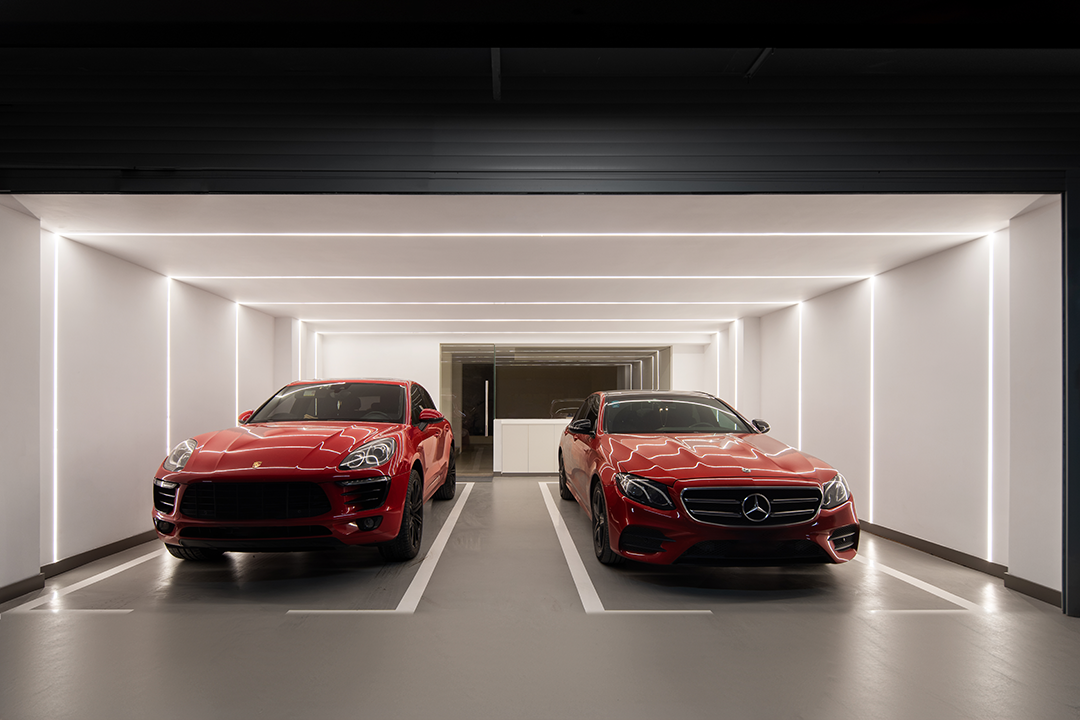 光之瀑布挑空别墅丨中国金华丨涵舍空间设计-76