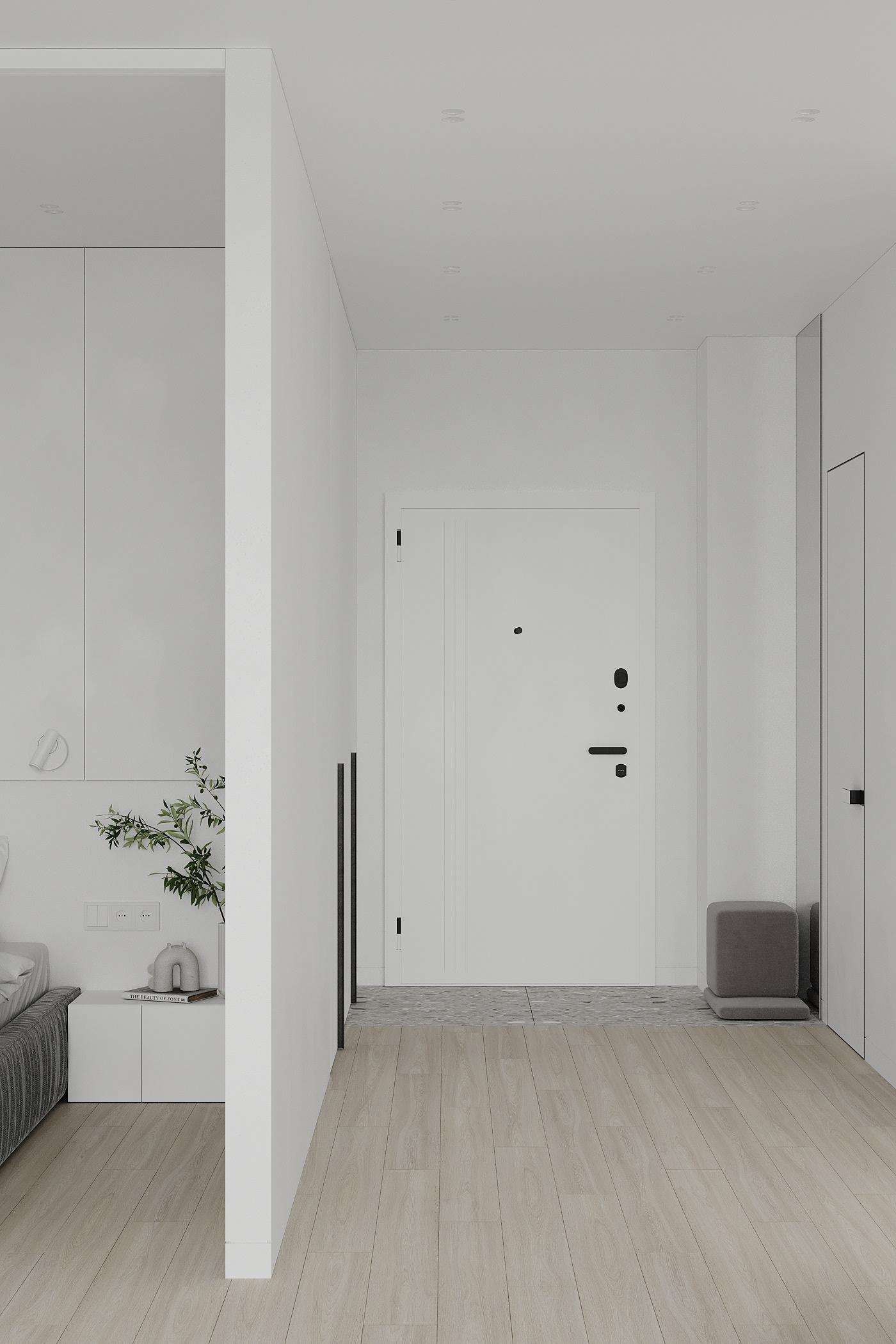 灰色系极简风公寓设计-12