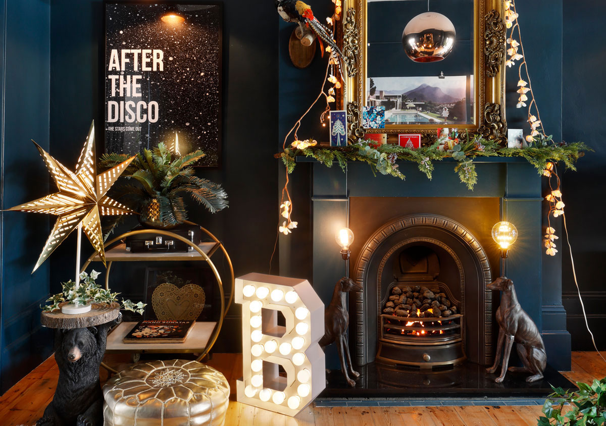 伦敦奇幻圣诞宅，创意绿植装点别样空间-1