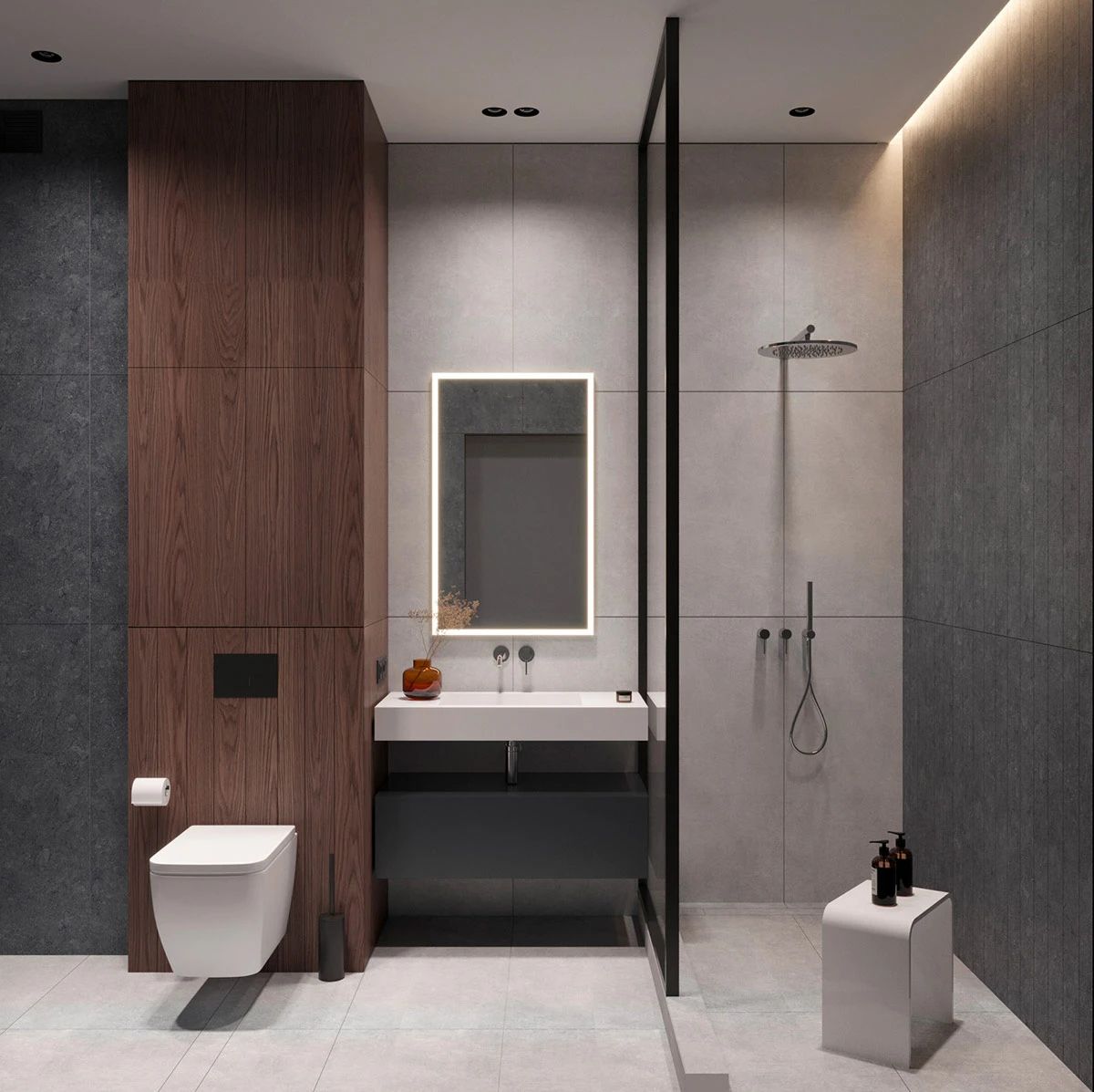 简约之美 · Екатерина Кузнецова 的一居室公寓设计丨Simple Form Interiors-64