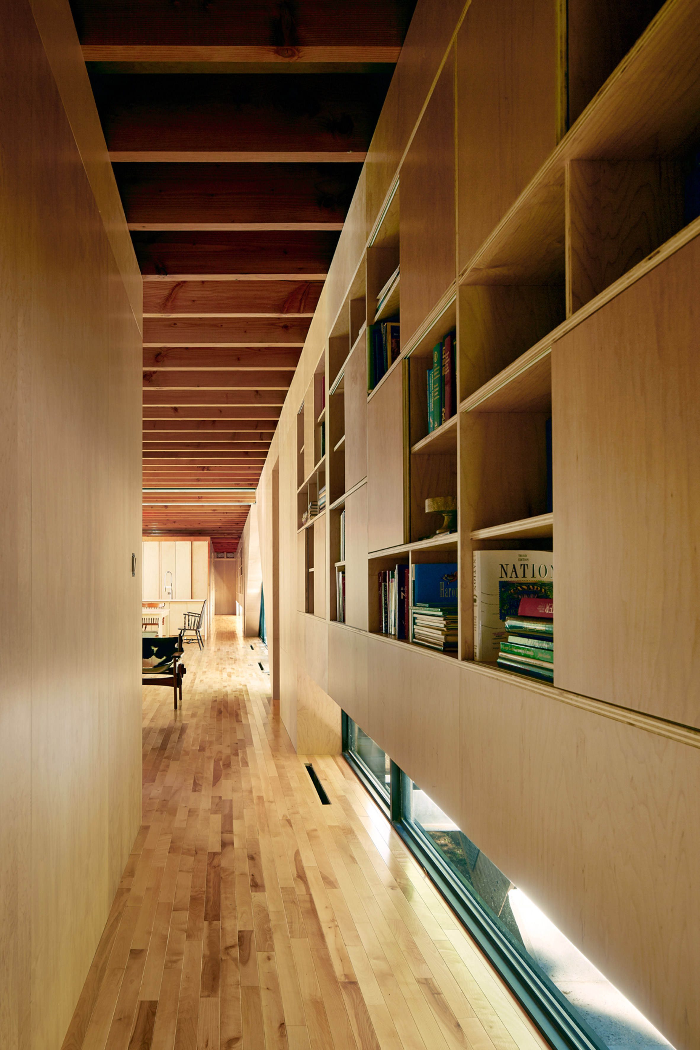 Bridgehouse by Llama Urban Design spans over Canadian forest floor-11