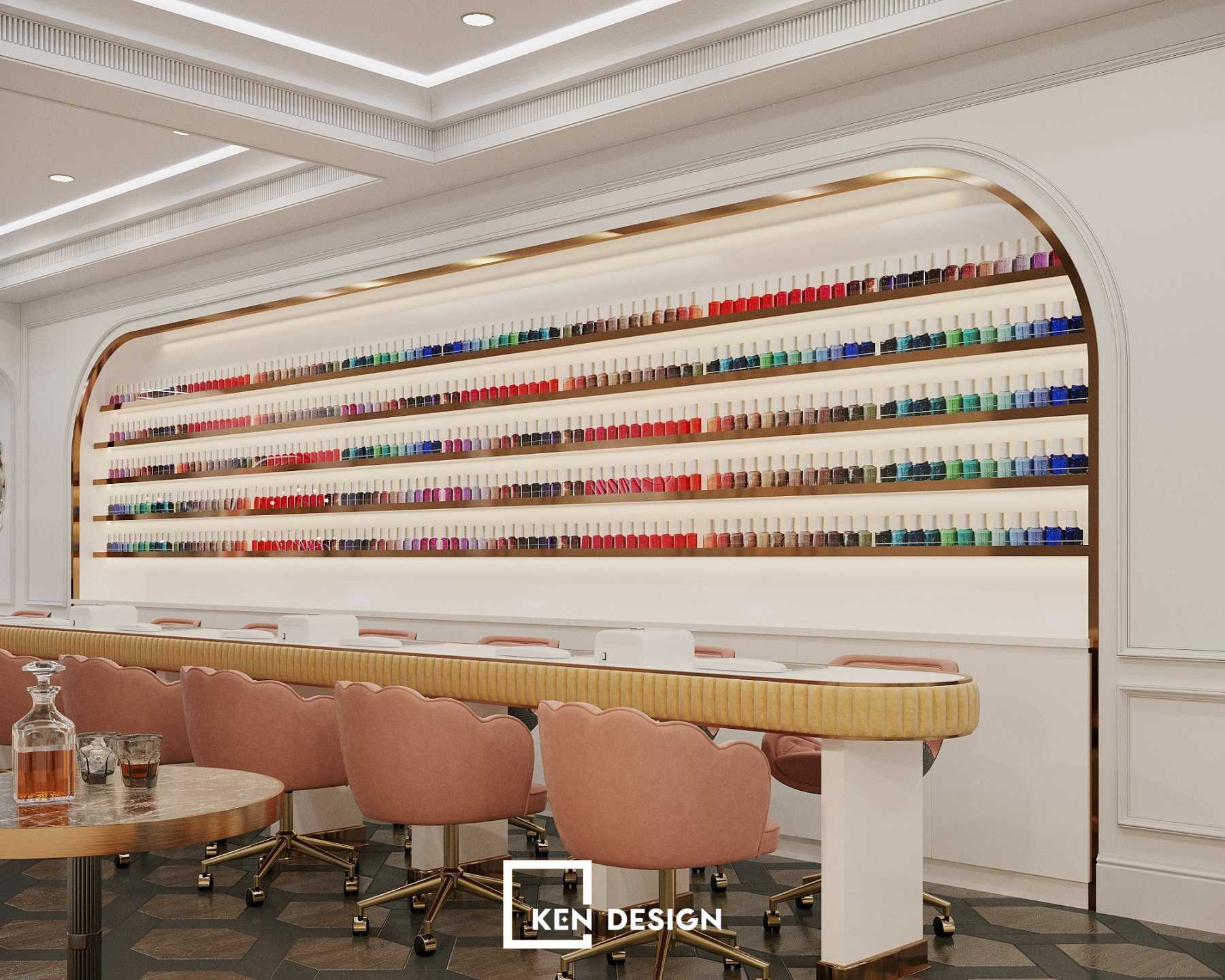 英国美甲与鸡尾酒酒吧设计项目丨KenDesign-30