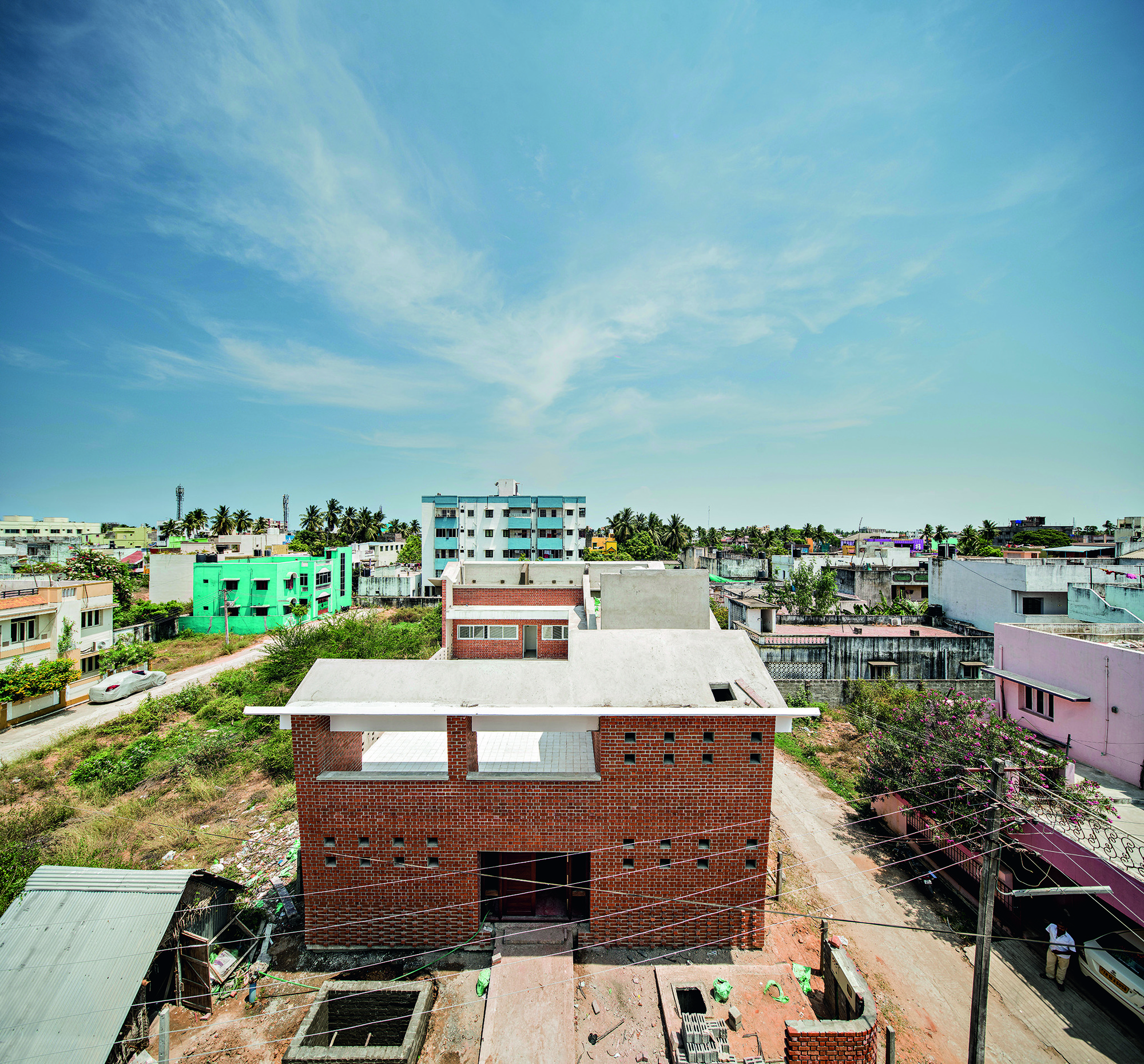 Nandalal Sewa Samithi 图书馆丨印度本地治里丨Anupama Kundoo 建筑事务所-21