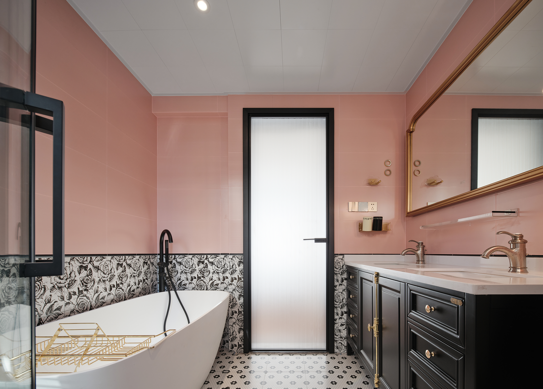 现代奶油风三口之家改造-50