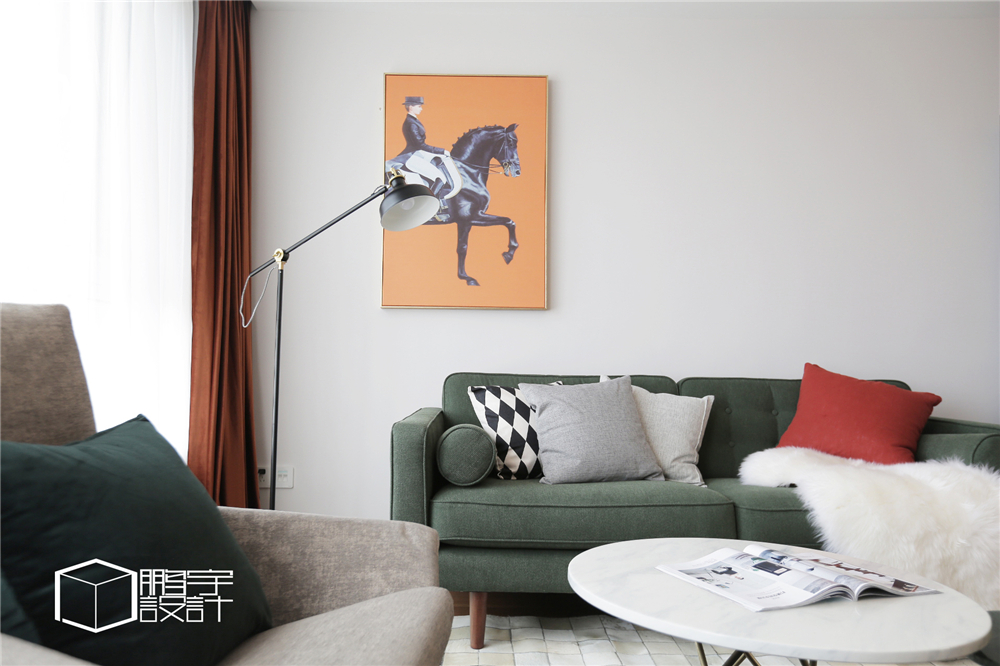 北欧风 110㎡邂逅温柔色彩-6