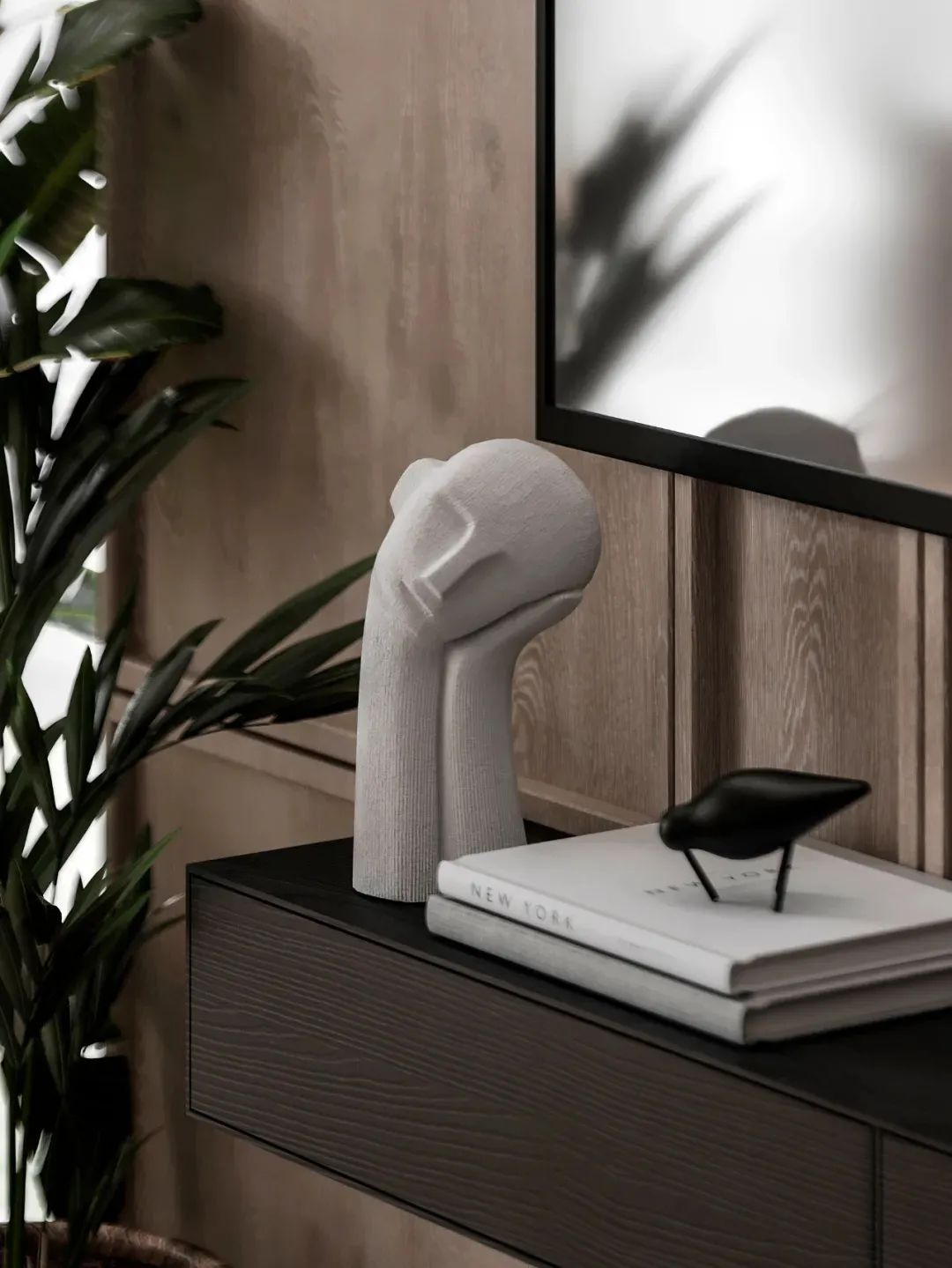 75㎡简约原木高级黑,年轻夫妇的完美之家丨Tomkin Design-14