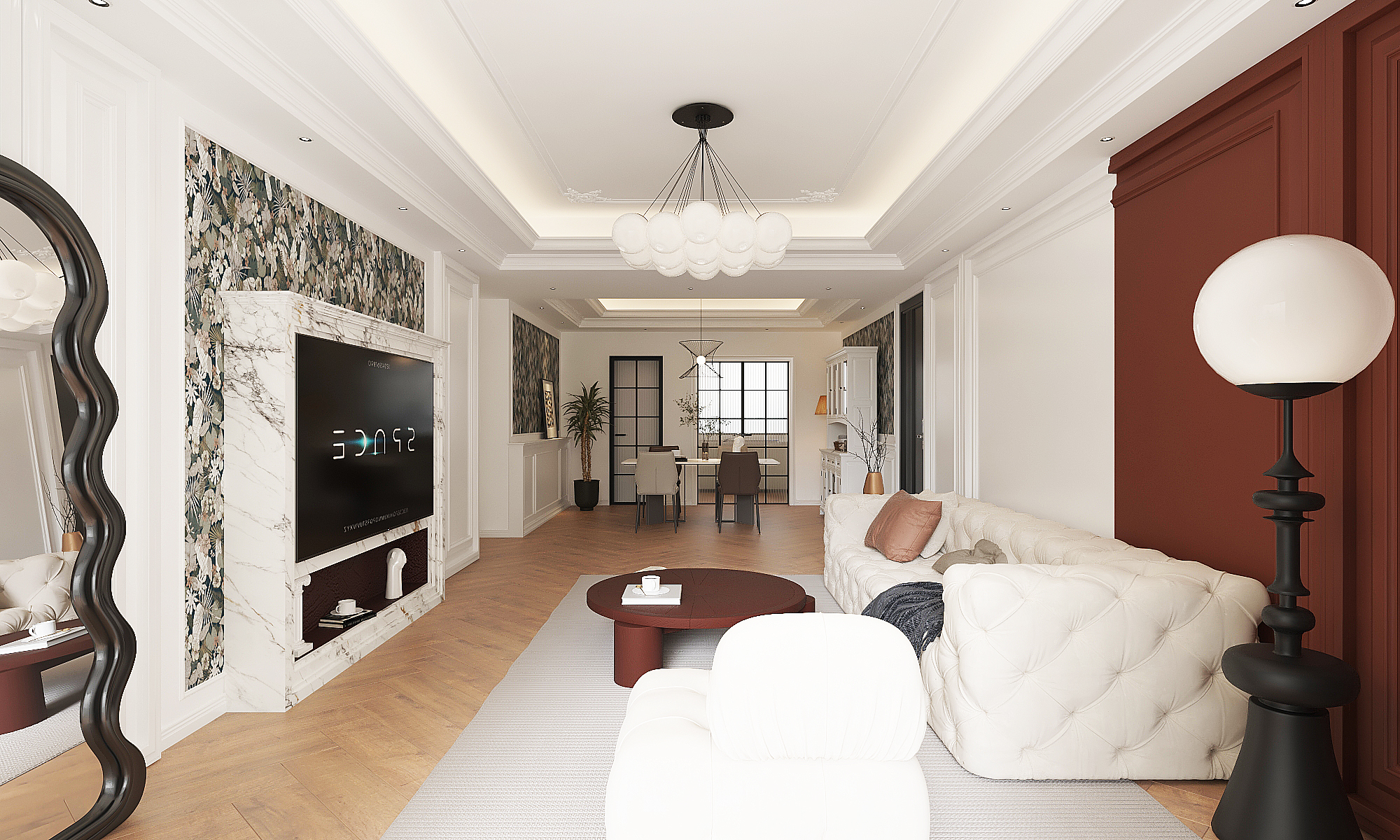 维多利亚法式装修丨中国石家庄丨设计师阿召-9