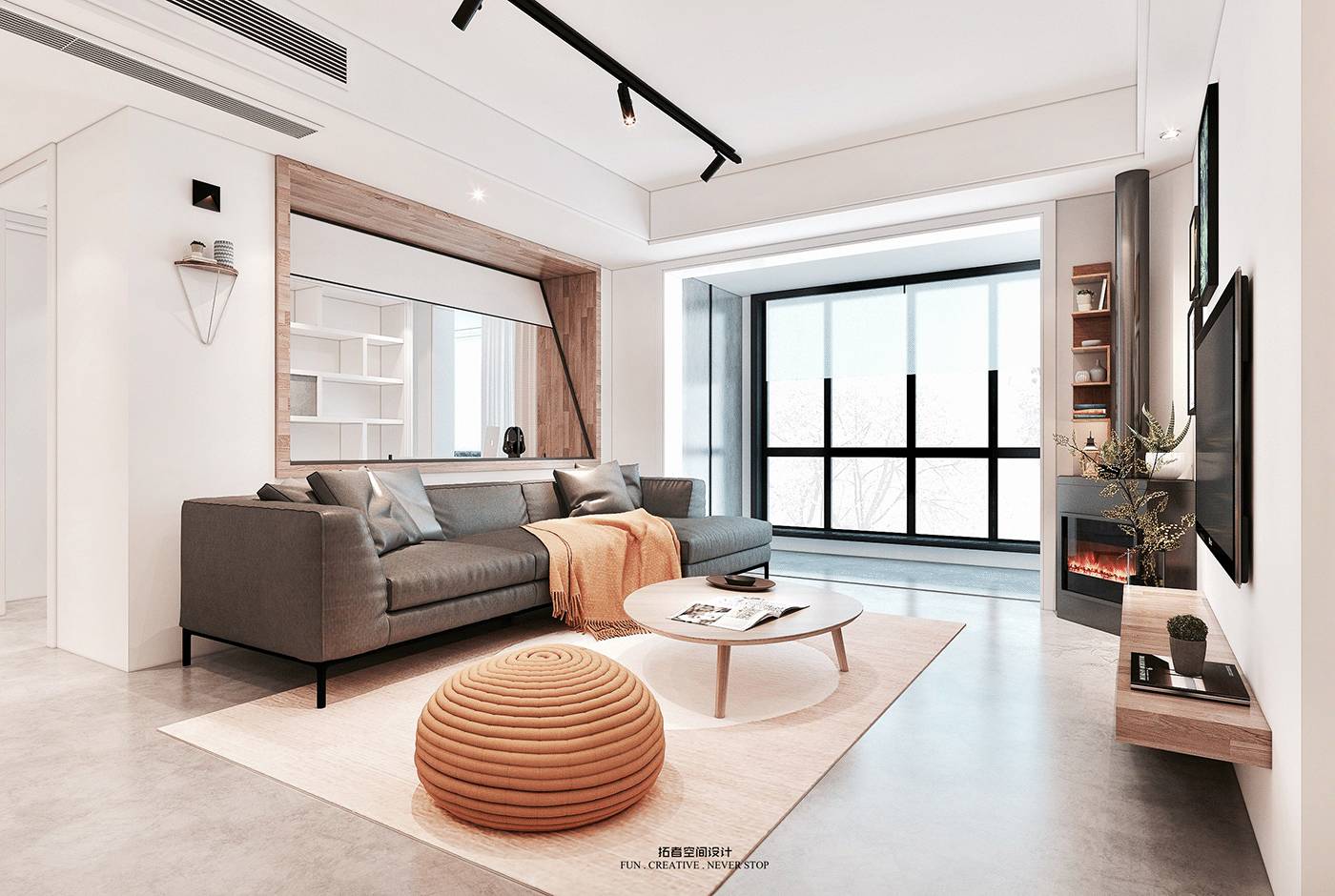 北欧风情的和泰城 125㎡小清新之家-8