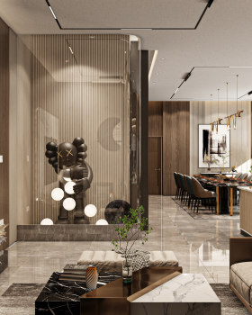 Reception + Kitchen interior design