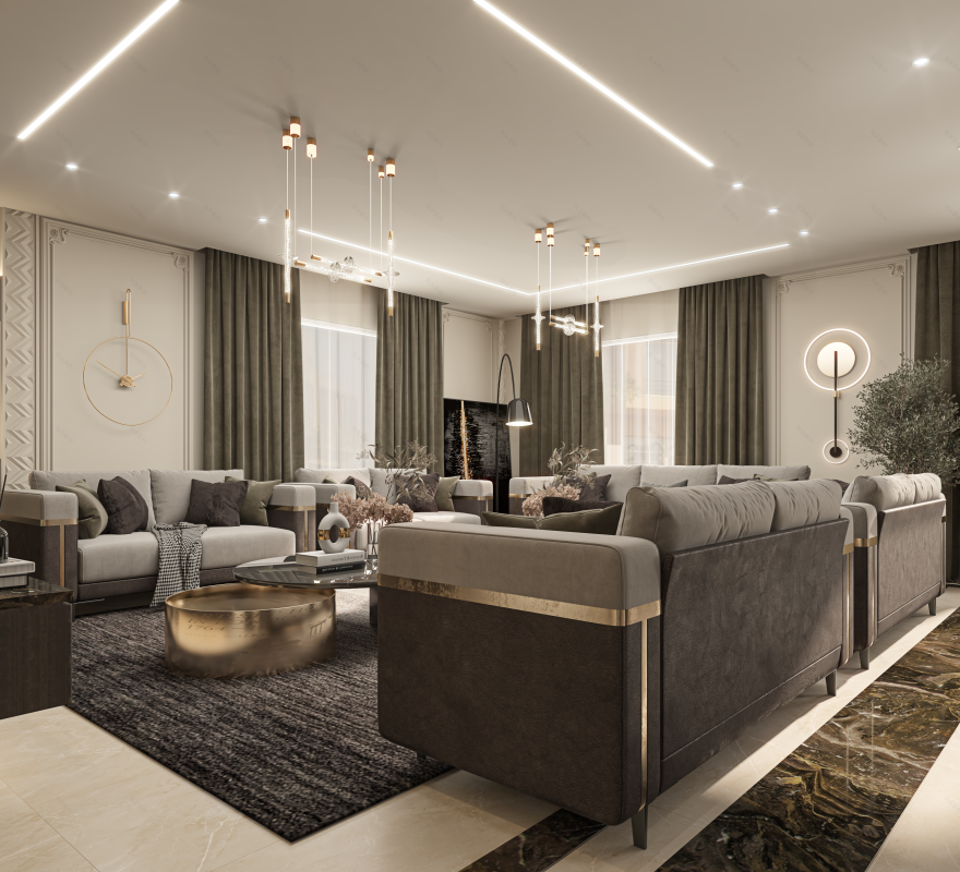 现代接待室设计丨埃及丨CUBICS 工程办公室-11