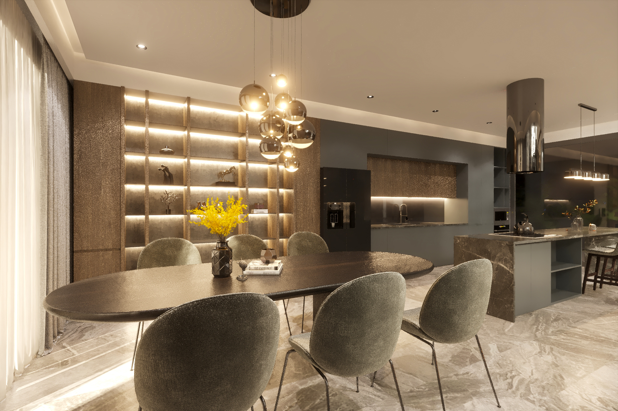 Villa Reception - Kitchen Room-0