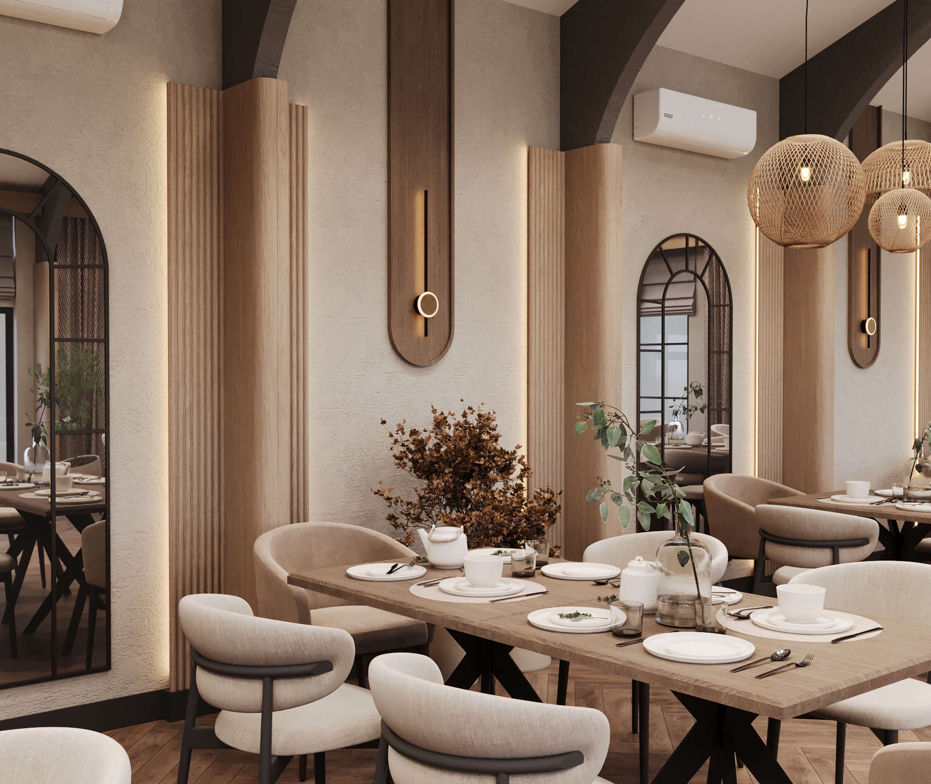 160平方米餐厅室内设计丨亚美尼亚丨Design_14,Narek Azaryan-26