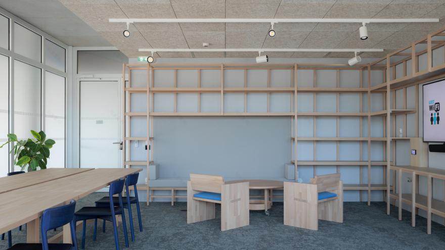 L’Académie 国际卫生组织校园室内设计丨法国里昂丨Ateliers 2,3,4,(建筑师)与Samy Rio(设计师)-37