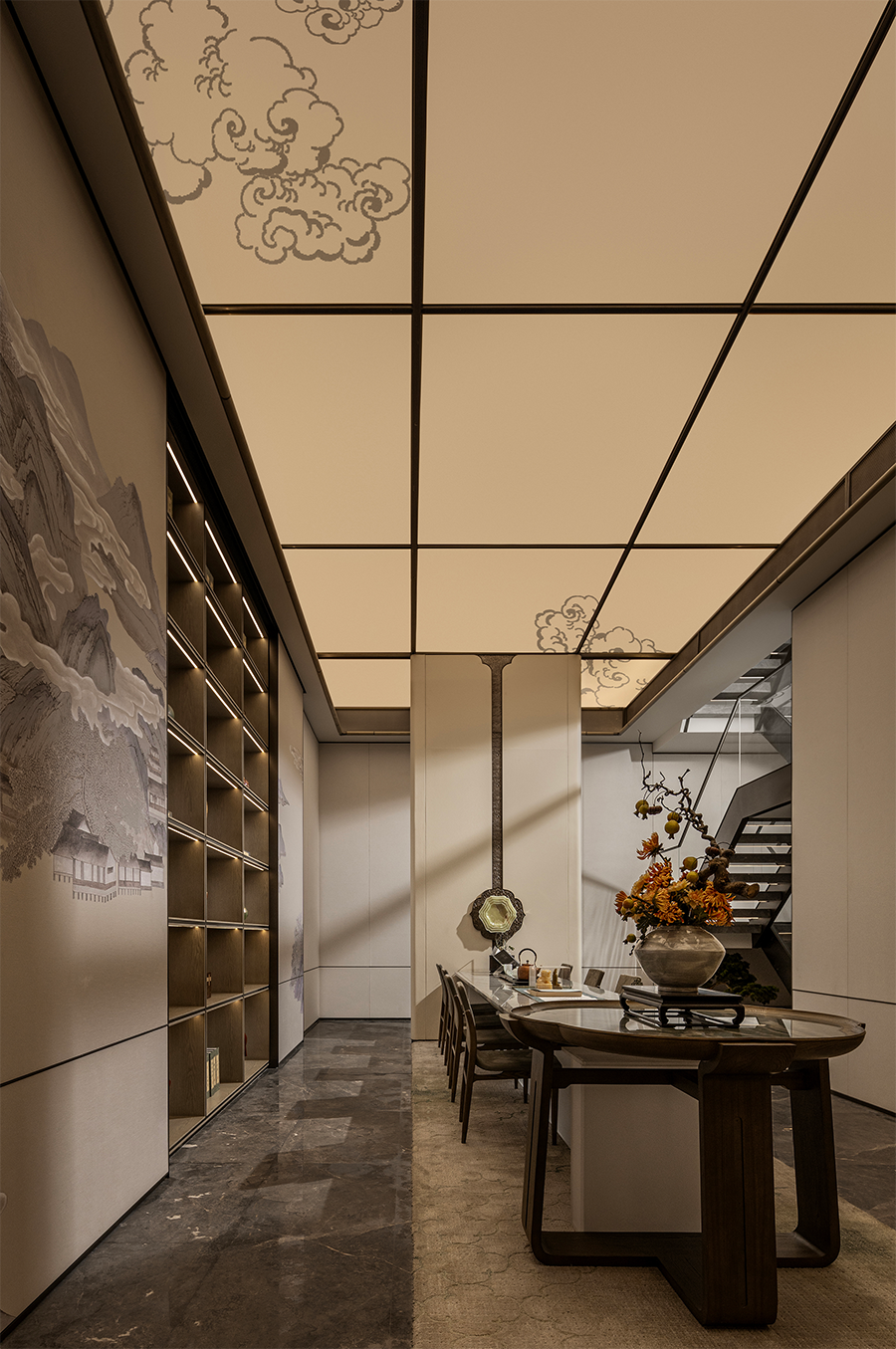 重庆电建西永泷悦长安合院别墅豪宅丨中国重庆丨深圳市盘石室内设计有限公司-20
