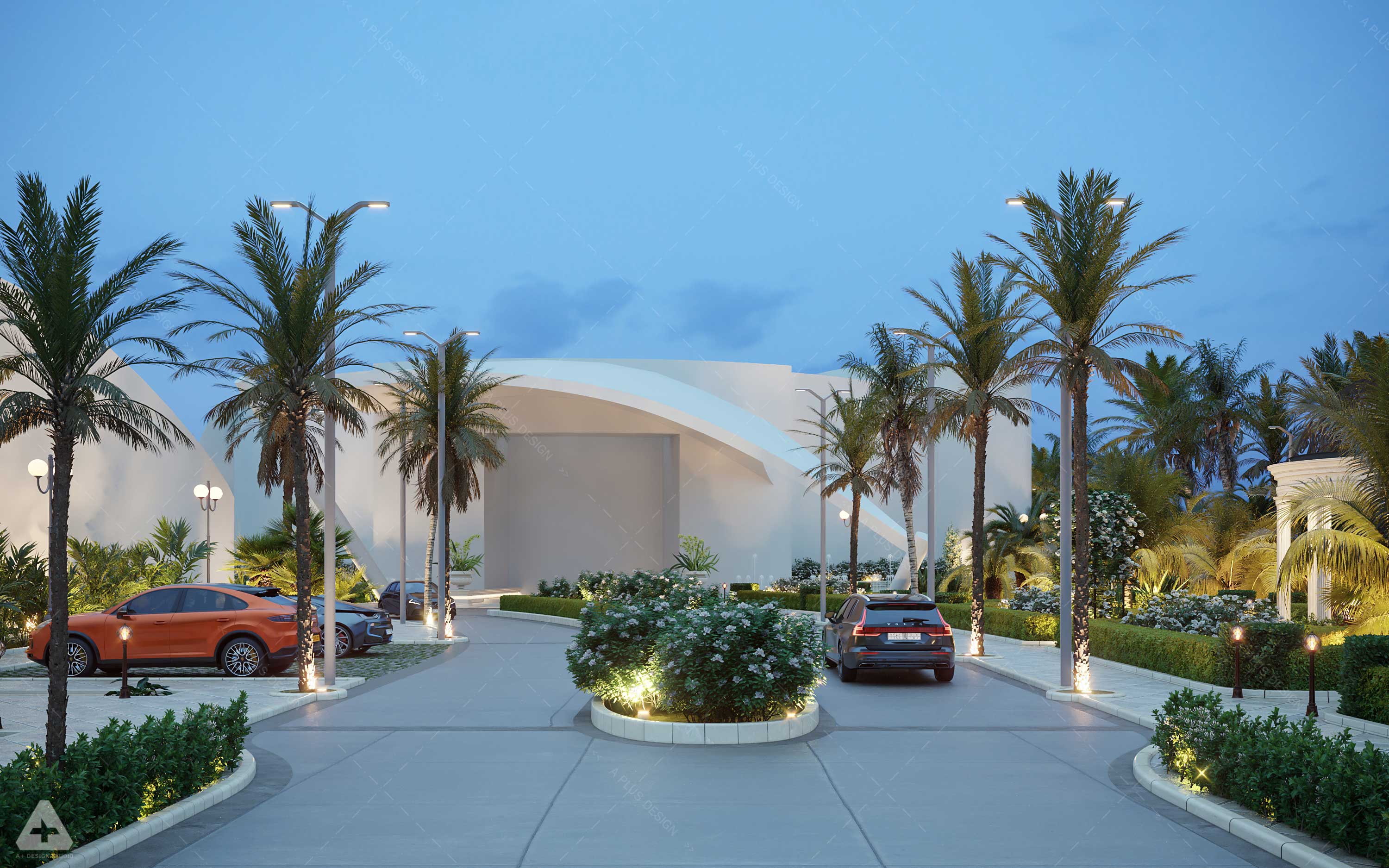 Hotel Landscape Design &Rendering-4