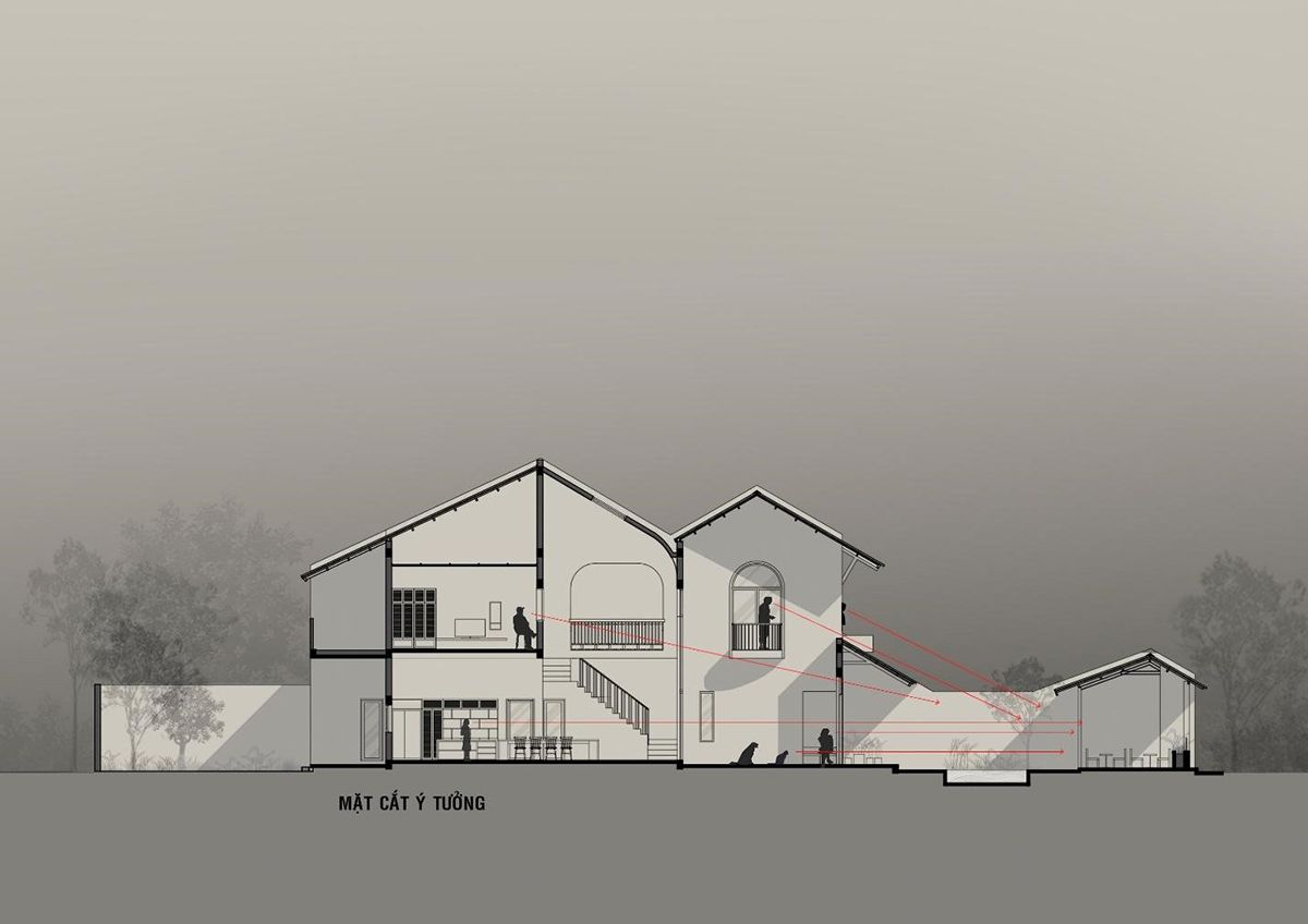 越南 Song Hinh 住宅 | 融合室外景观与室内设计的现代家庭住宅-1
