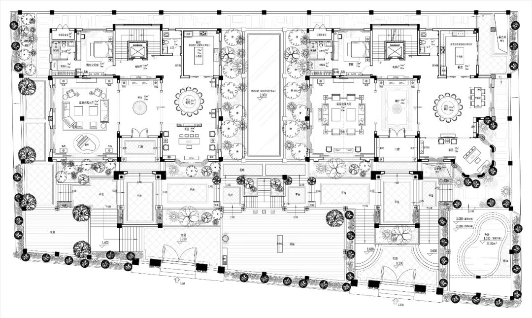广东佛山九江别墅 | 新中式雅致空间,归家期待的美好呈现-22